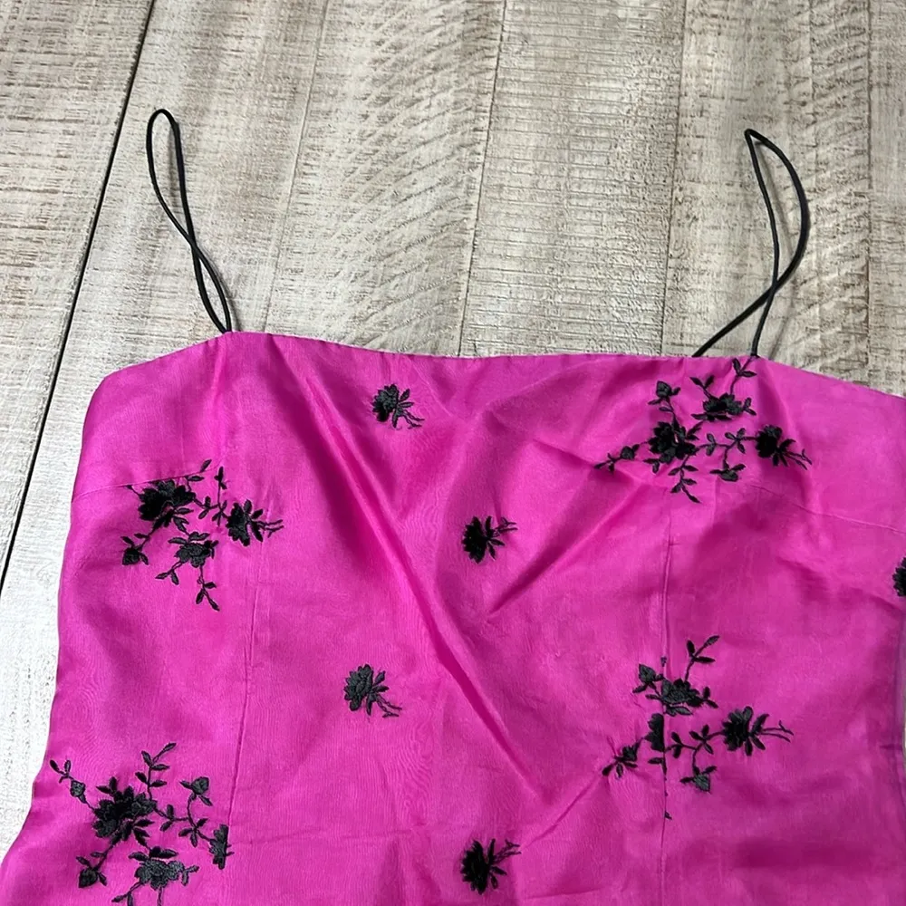 Nicole Miller Collection Vintage 100% silk Asian inspired dress - Image 4