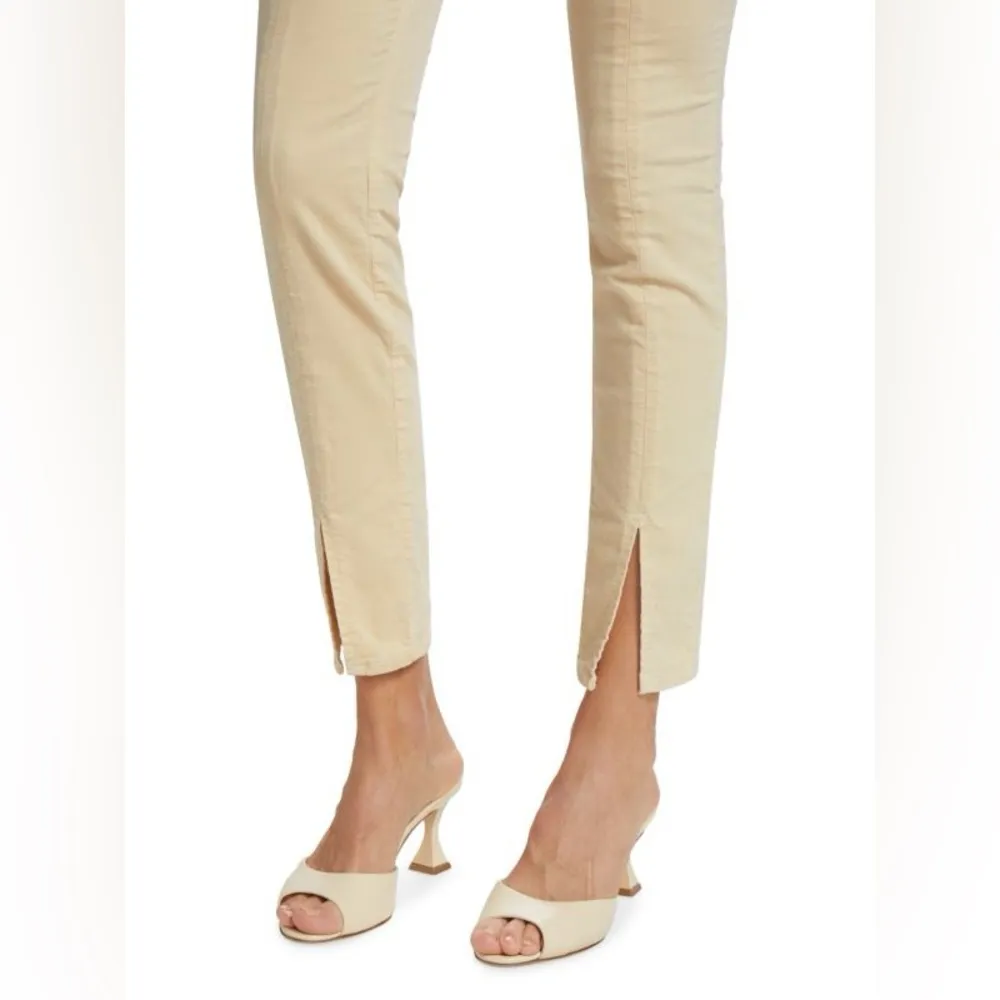 L'AGENCE Jyothi Velvet High Rise Split-Ankle Jeans Champagne Womens Sz 25 NWOT - Image 4