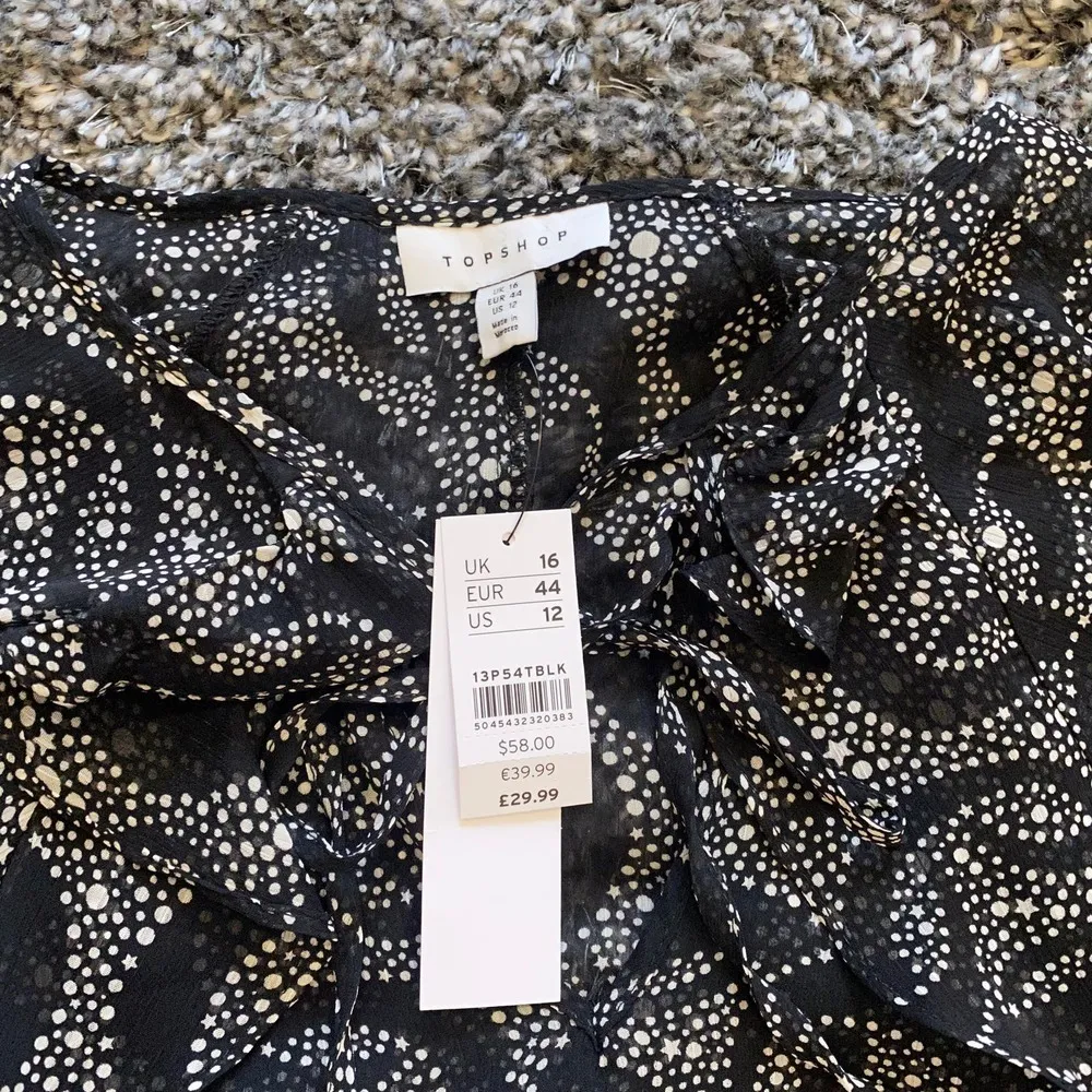 Topshop  Star and Moon Blouse, Size 12​​​​​ - Image 3