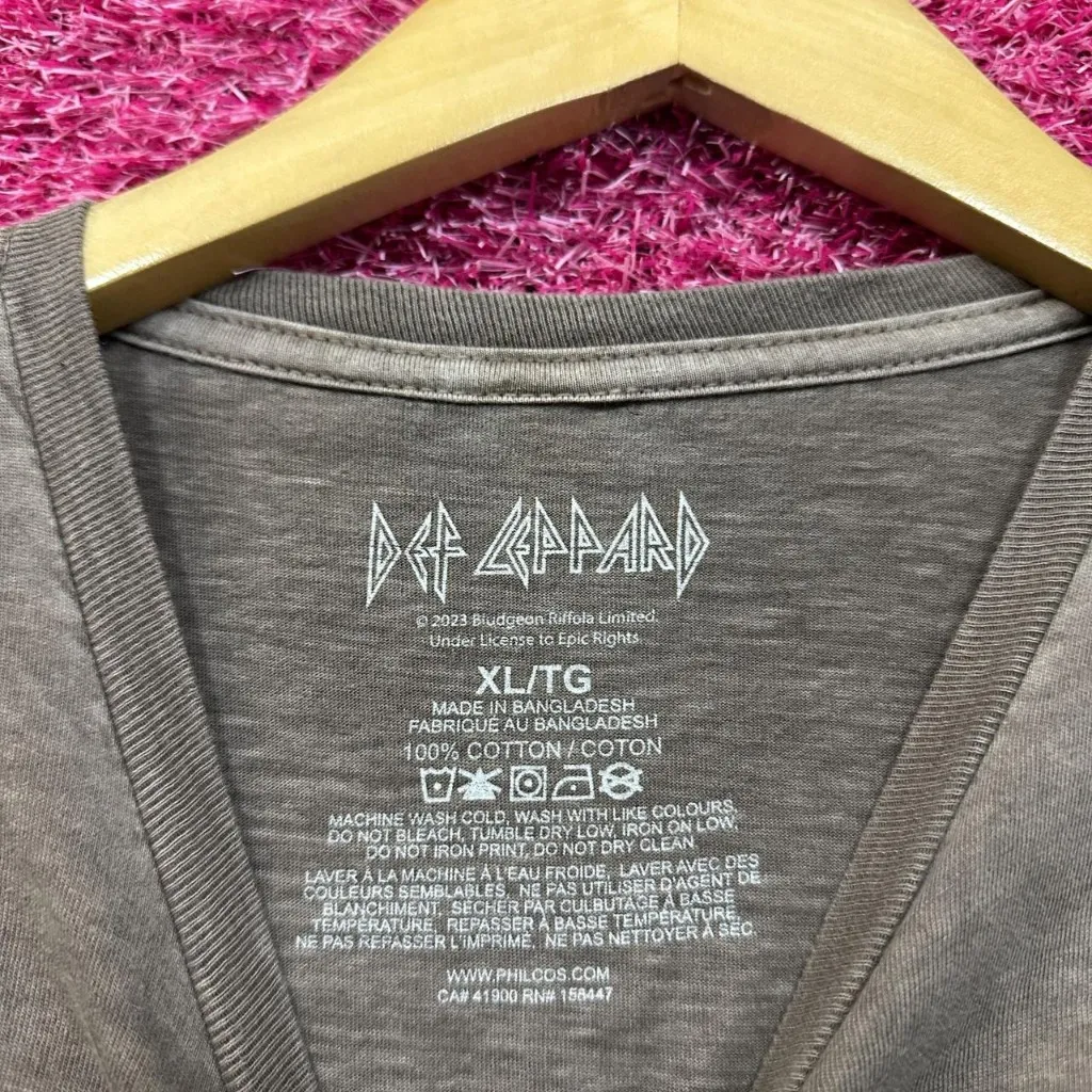 Def Leppard Hysteria Rock Tee XL - Image 4