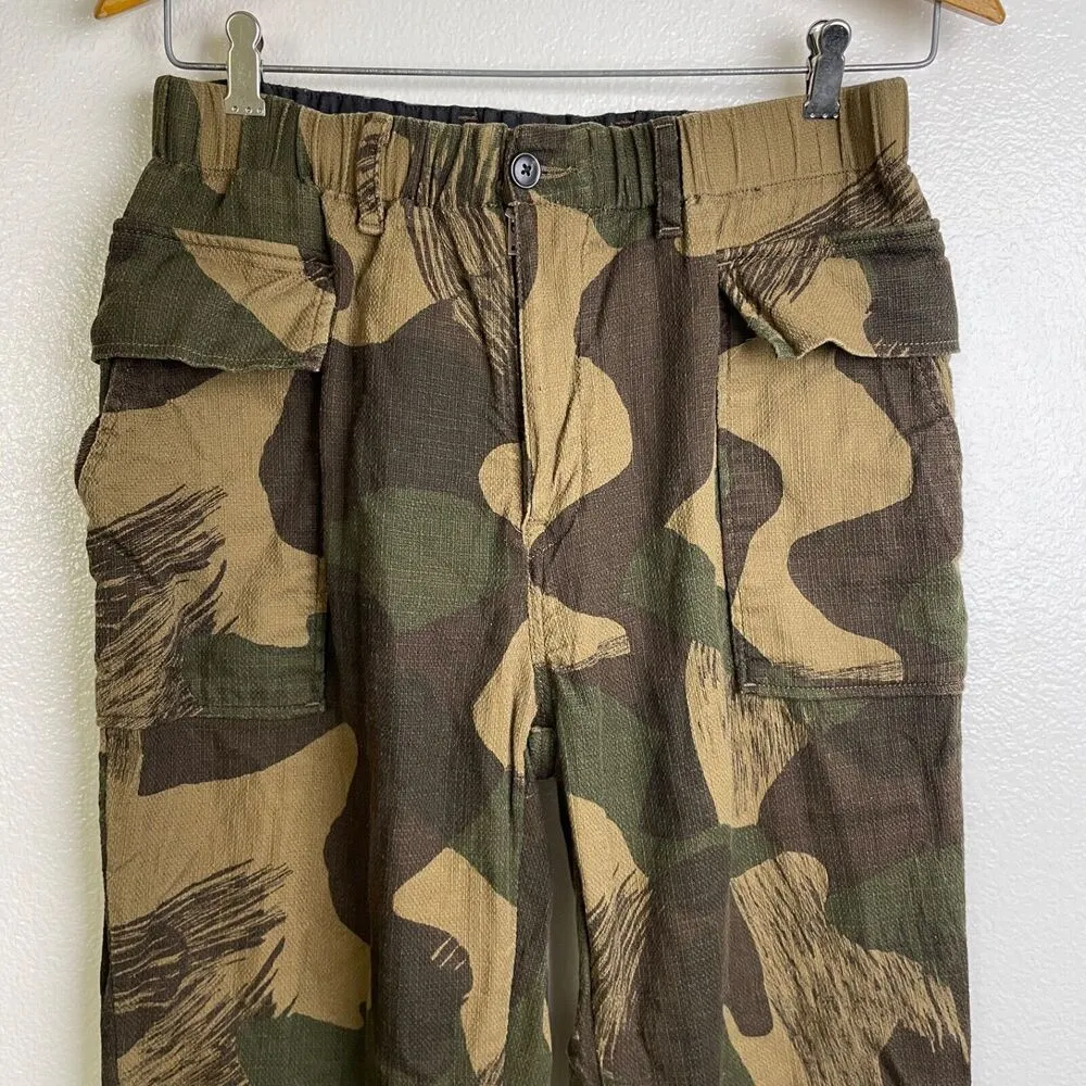 Levis Made Crafted Camo Cargo Pants Green Brown Relaxed Japan Fabric Womens 2 - Image 3