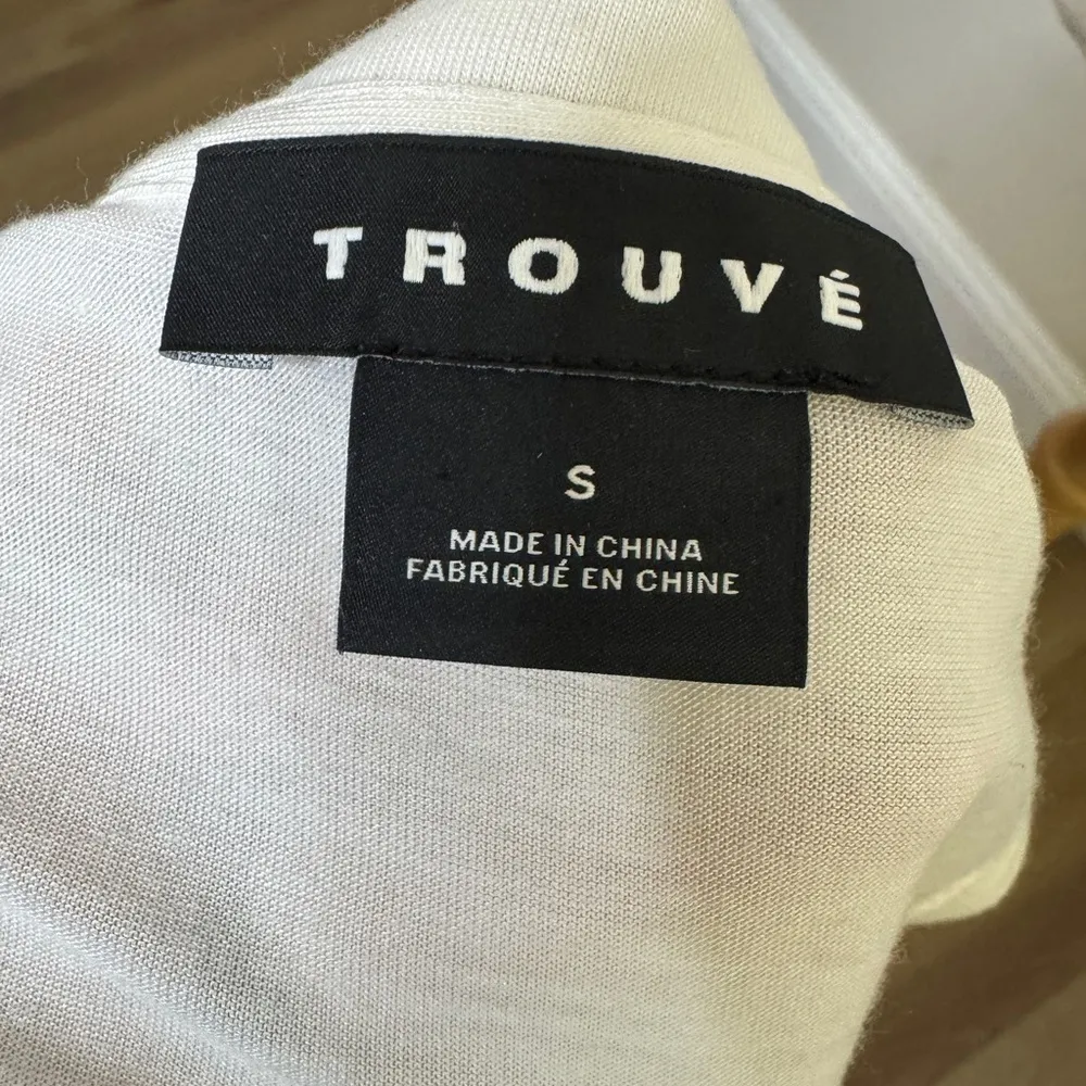 Trouve Asymmetrical Tank Top White - Image 3