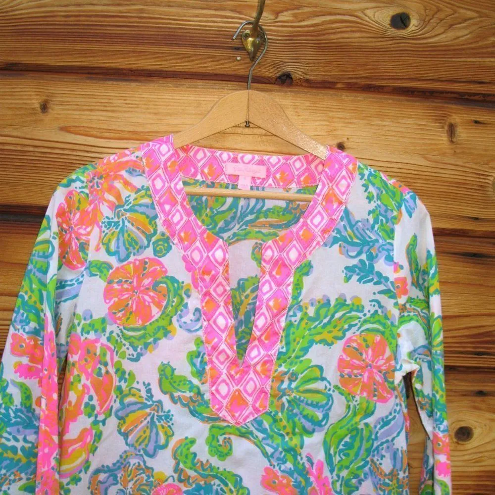 NWOT Lilly Pulitzer Amelia  Island Tunic “Casa Marina” Top S - Image 4