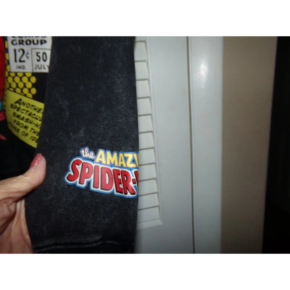 Marvel Comics The Amazing Spiderman distressed sweatshirt S unisex - Image 3