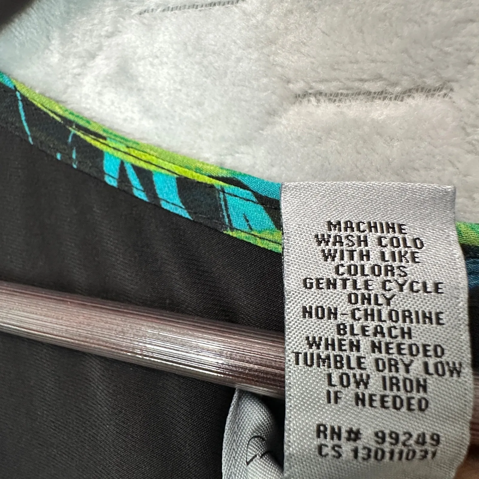 Catherines‎ 2X 22/24W Sleeveless Dress Palm Leaf Print Plus Tropical Resort Boho - Image 4