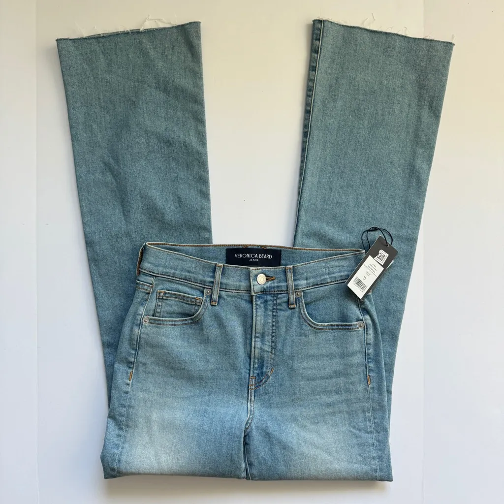 Veronica Beard Cameron High Rise Bootcut Jeans in Nova Size 26 NWT - Image 3