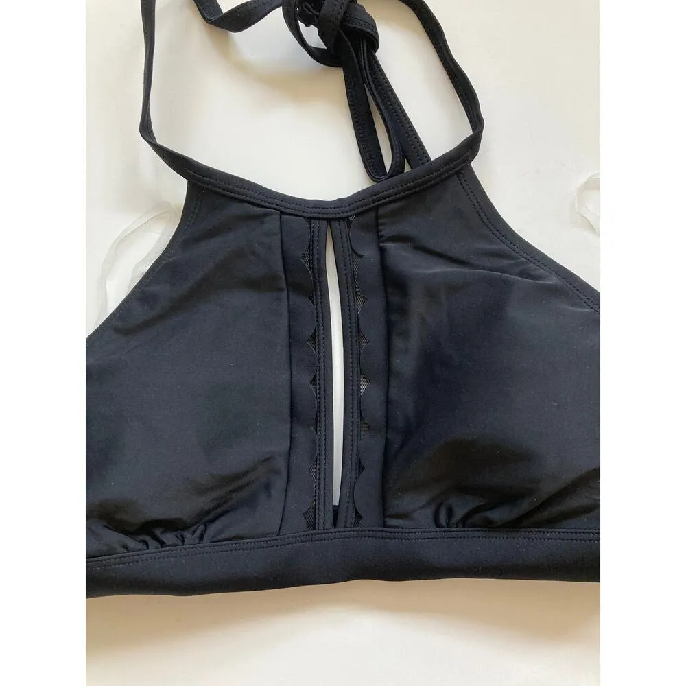 Target Kona Sol Halter Bikini Top Black Size S - Image 4