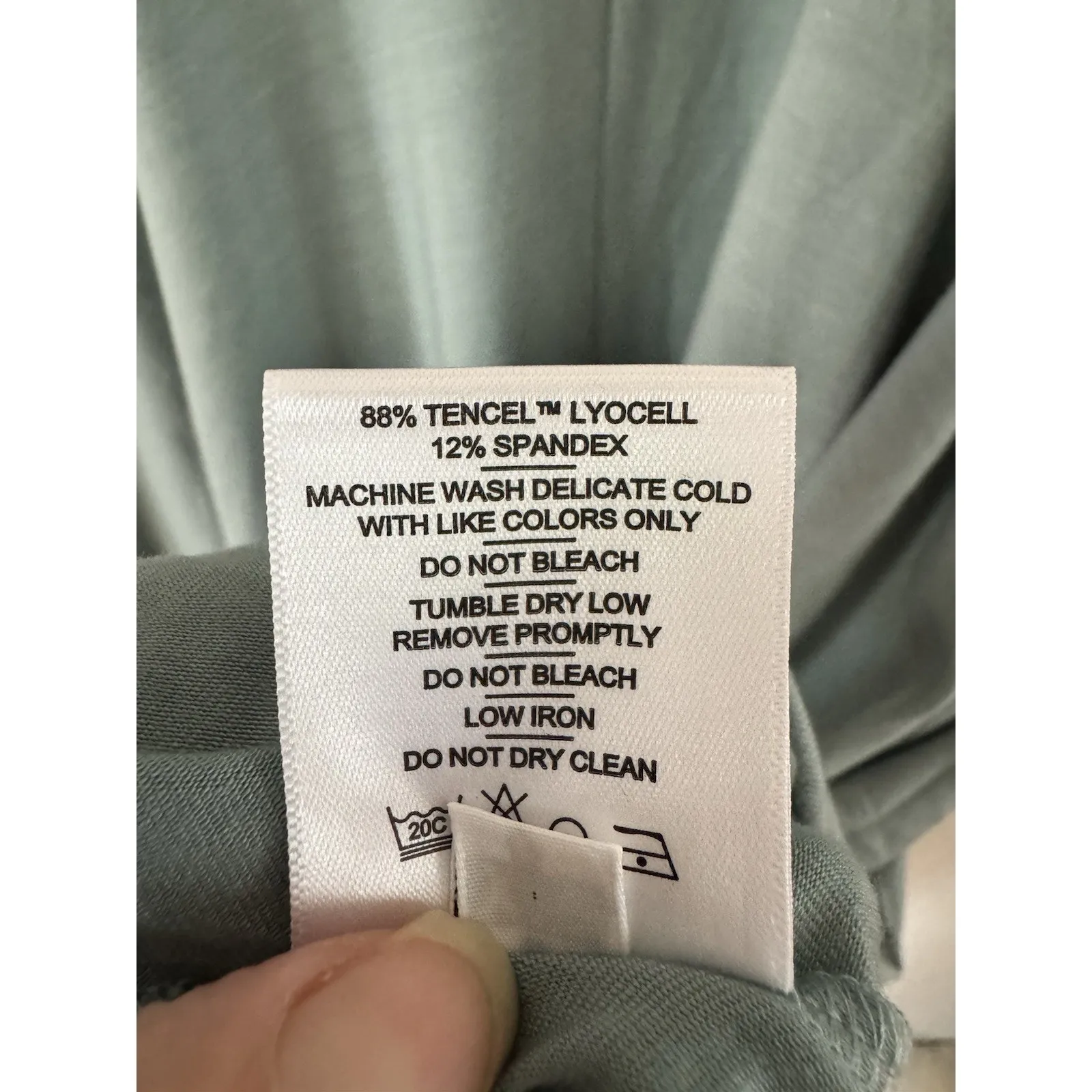 American Giant Flex Tencel Midi Dress Womens XS Blue - Image 8