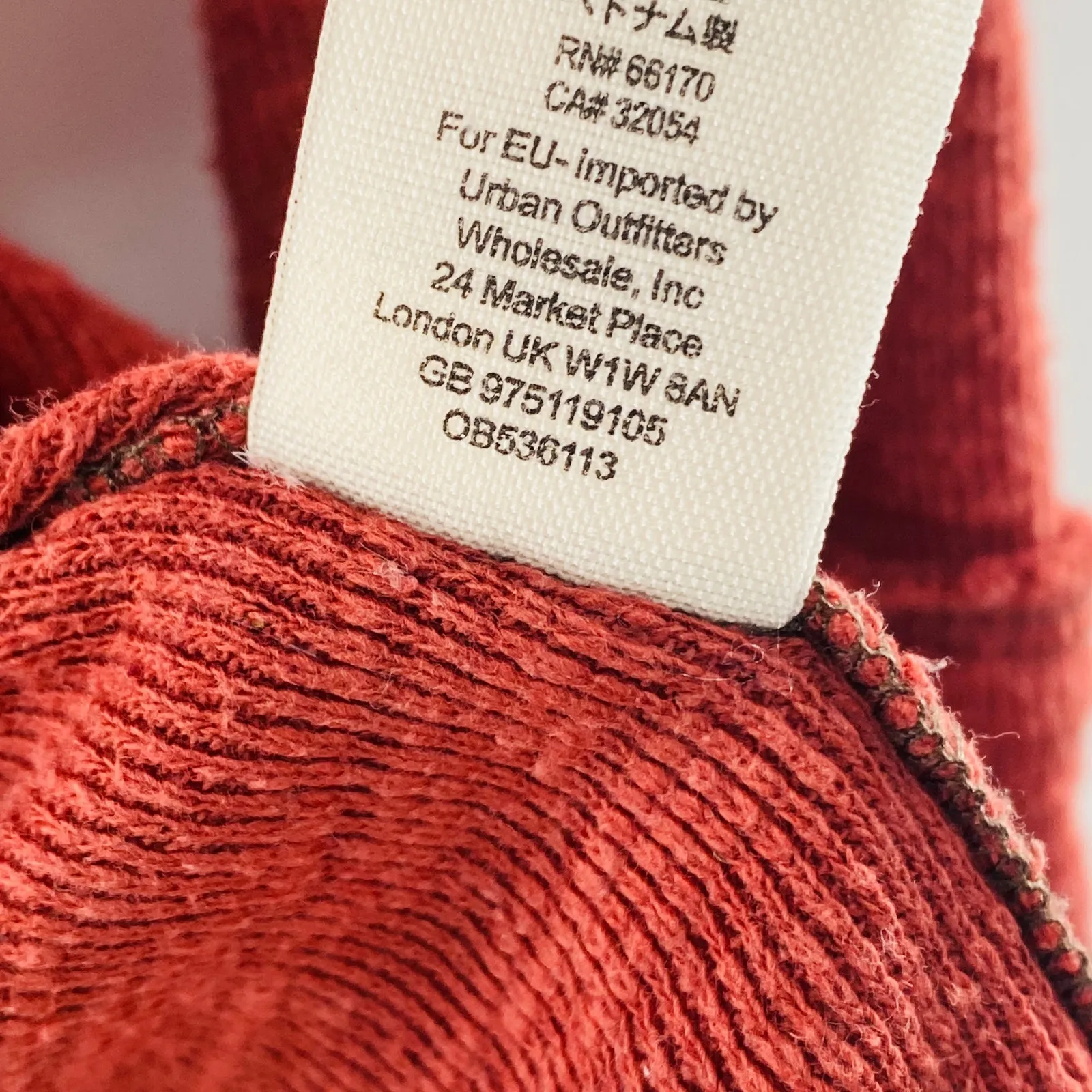 Free People We The Free Split Back Red Long Sleeve Knit Turtleneck Top Sm Rustic - Image 6