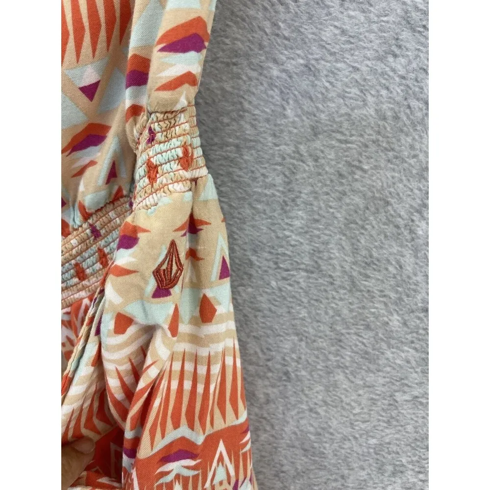 Volcom  Quincy Davis Women's Jumpsuit Pull On Pants Size Medium 12 Strapless - Image 8