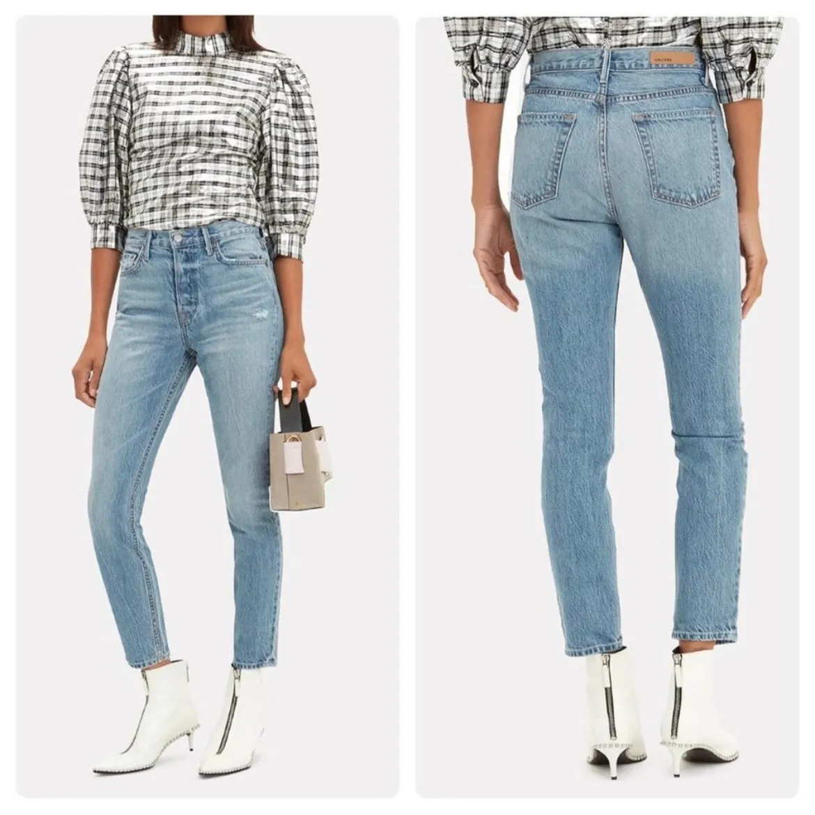 GRLFRND Karolina Jeans Medium Wash Distressed - Image 2