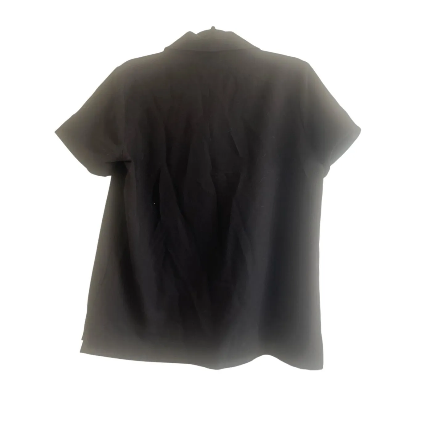 ✨Figs Nala Shortsleeve Black Sz Medium ScrubPolo✨ - Image 4