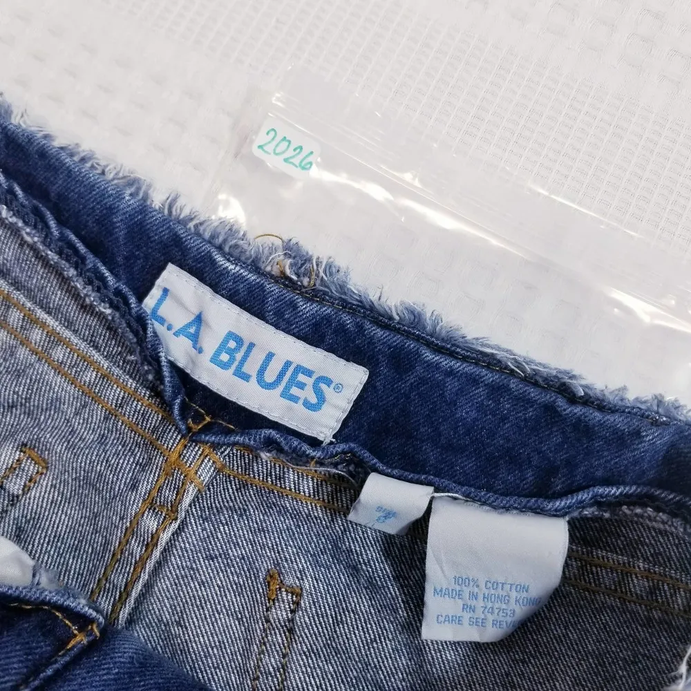 Vintage 90's L.A Blues Frayed Relaxed Bootcut Jeans - Image 10