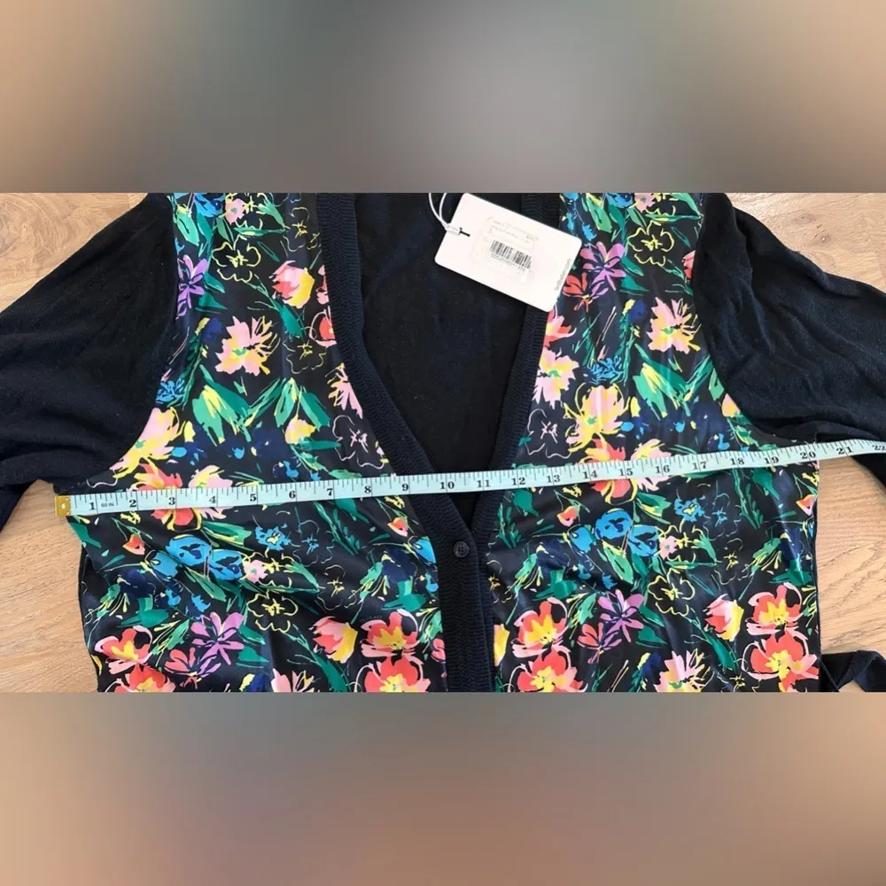 Ted Baker London Tilja longline woven front cardigan floral TED size 2 - US 6 - Image 7