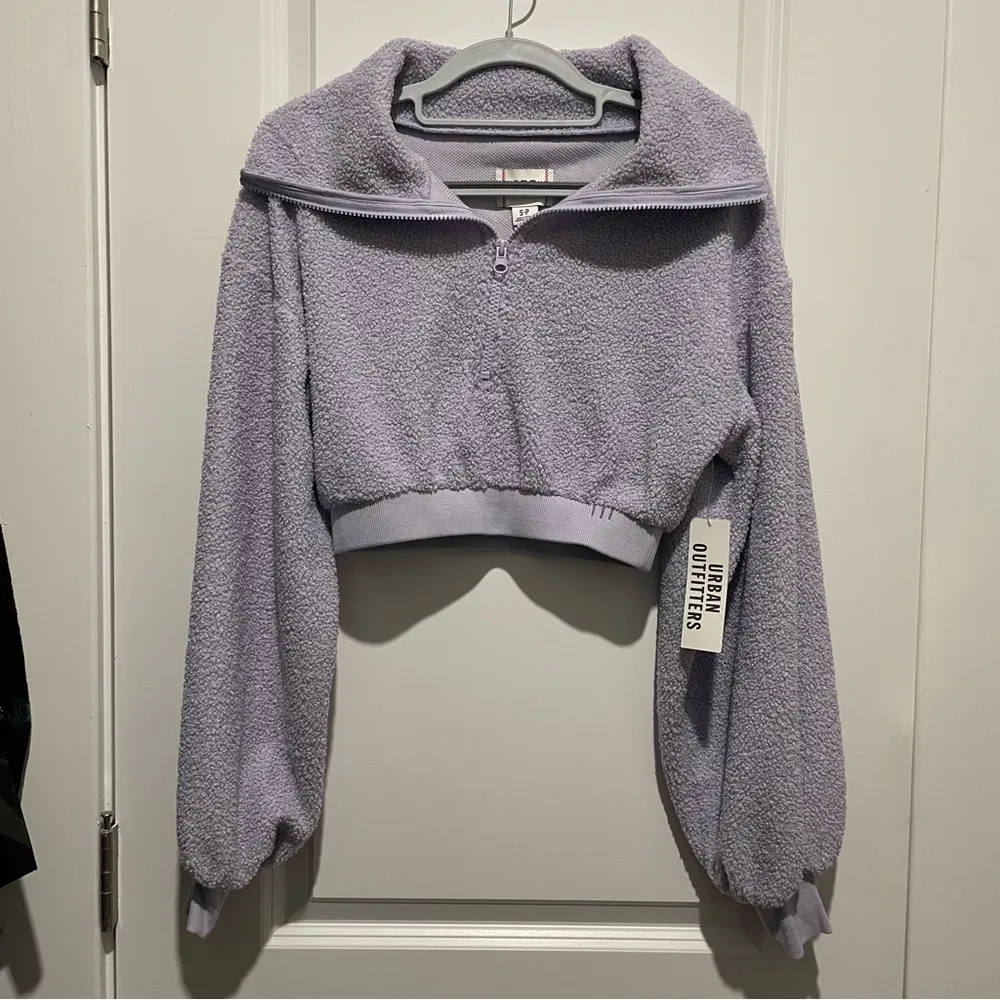 NWT lilac BDG New Leaf Quarter-Zip Cropped Sweatshirts - Image 2