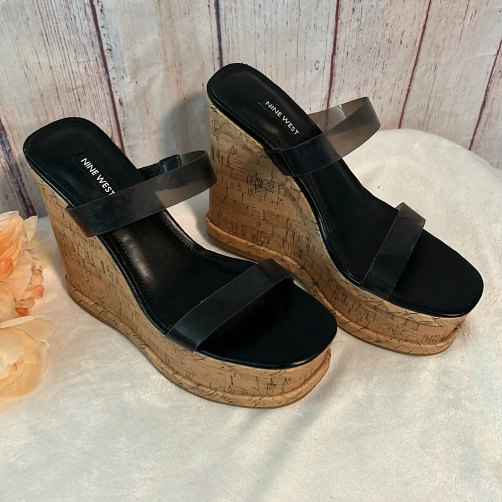 NWOT Nine West Rapps Wedge Sandal - Image 5