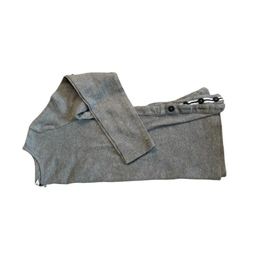 Nautica  Top Women's Size Small Gray Long Sleeve Pullover Blouse - Image 5