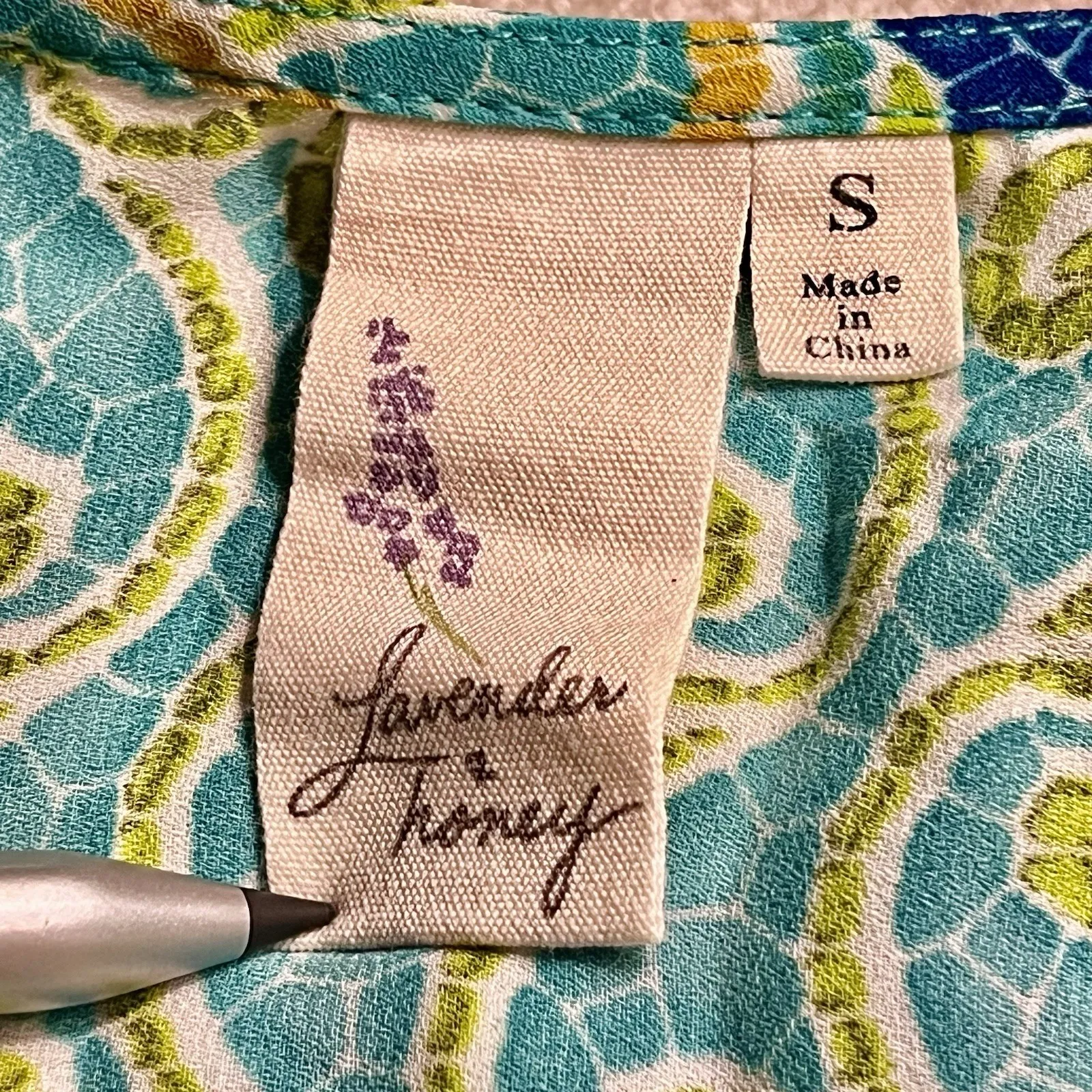 Kimono Cardigan Top Womens S M Floral Chiffon Boho Lagenlook Art to Wear Coverup Green - Image 4