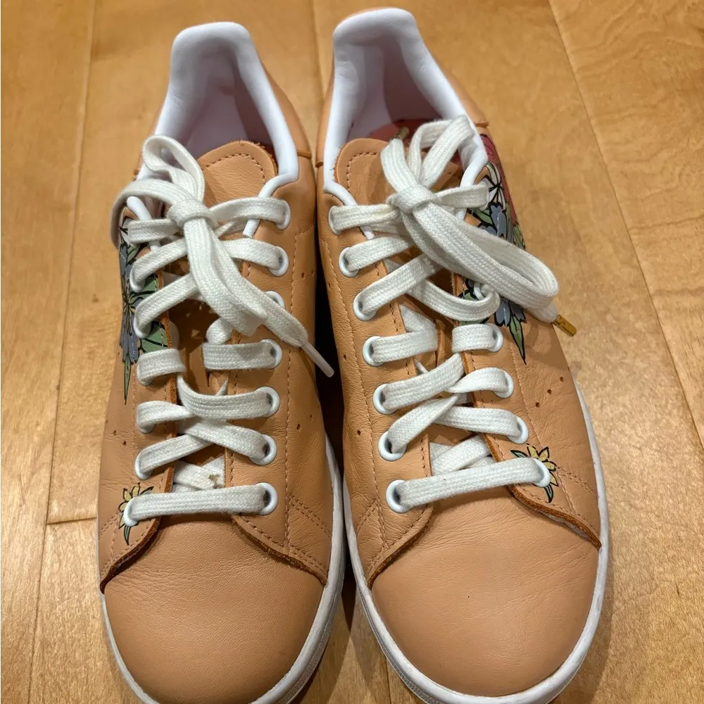 Adidas Stan Smith Ambient blush floral women’s shoes sneakers 6.5 - Image 4