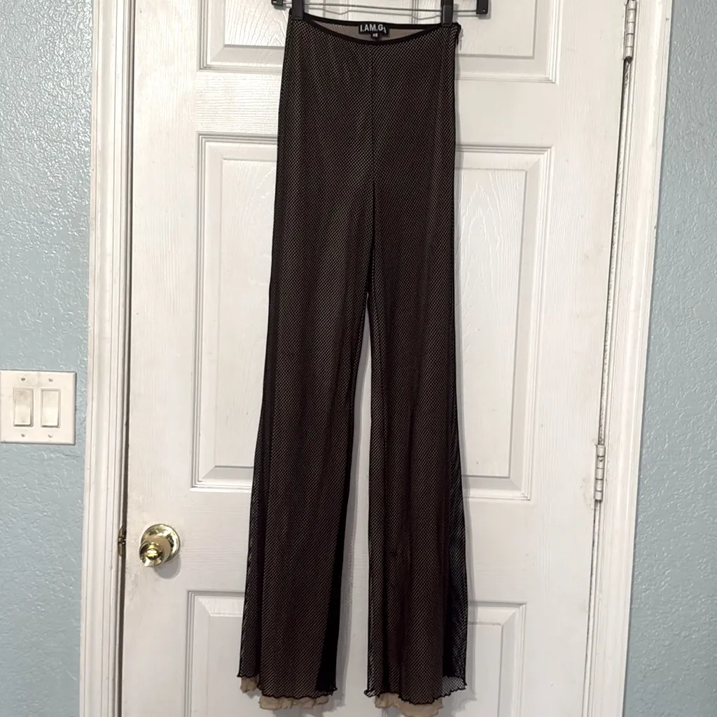 I AM GIA Ara Mesh Straight Leg Pants‎ Size XS - Image 6