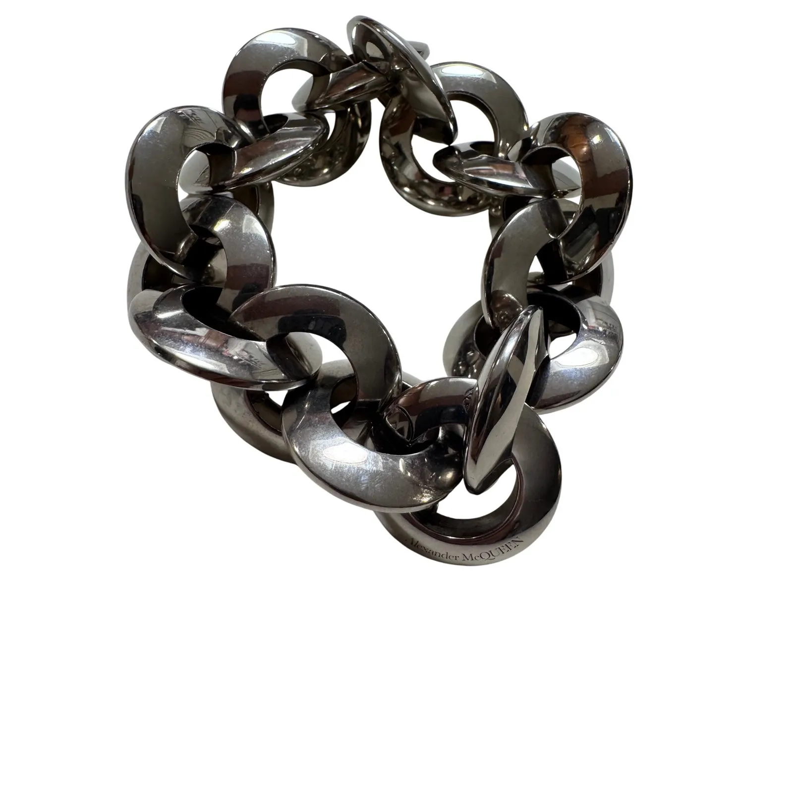 Alexander McQueen Silver Chunky Chain Link Bracelet Made in Italy‼️NO BOX‼️NWOT - Image 13