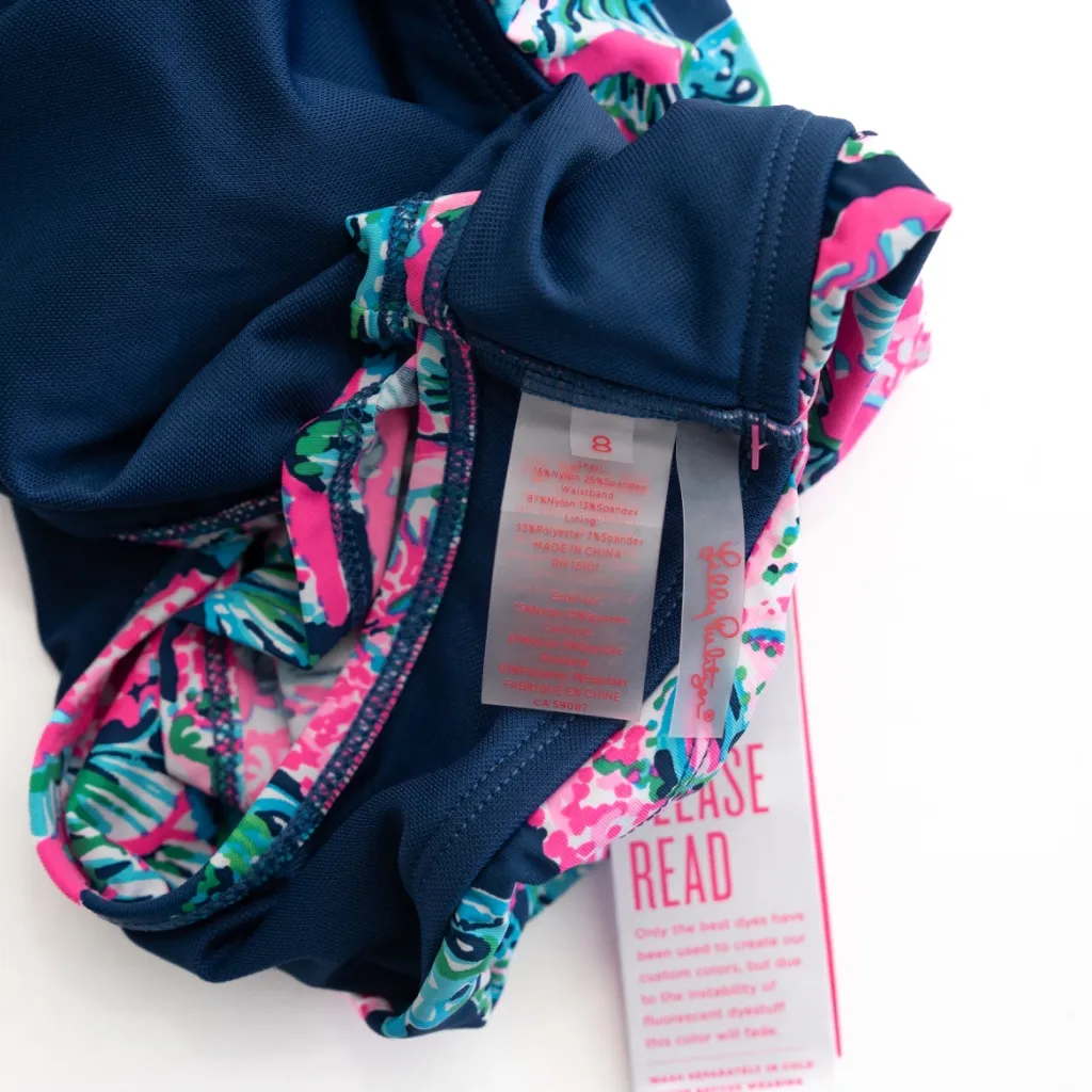 Lilly Pulitzer. Lagoon Sarong Hipster Bikini Bottom. - Image 6