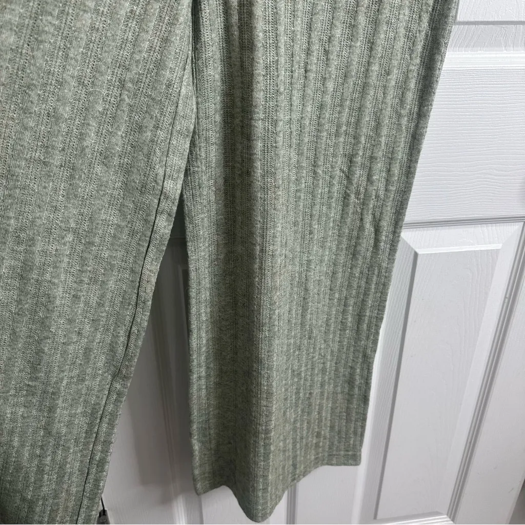 World Market Lounge Knit Jumpsuit in Sage Green, Size Sm/Med NWT Gray - Image 12