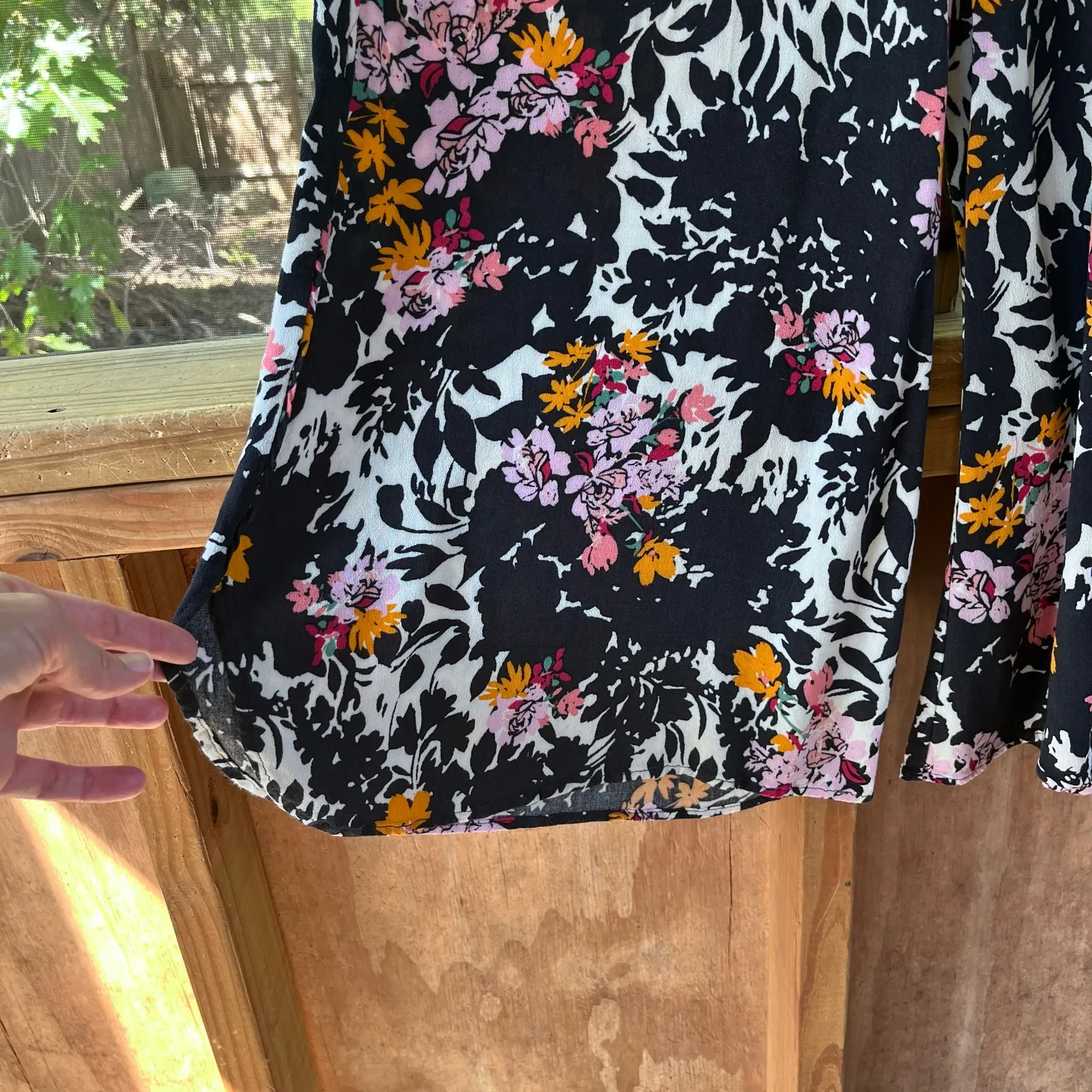 Free People Intimately Women's Late Night Printed Sleep Pants Black Size XS - Image 5