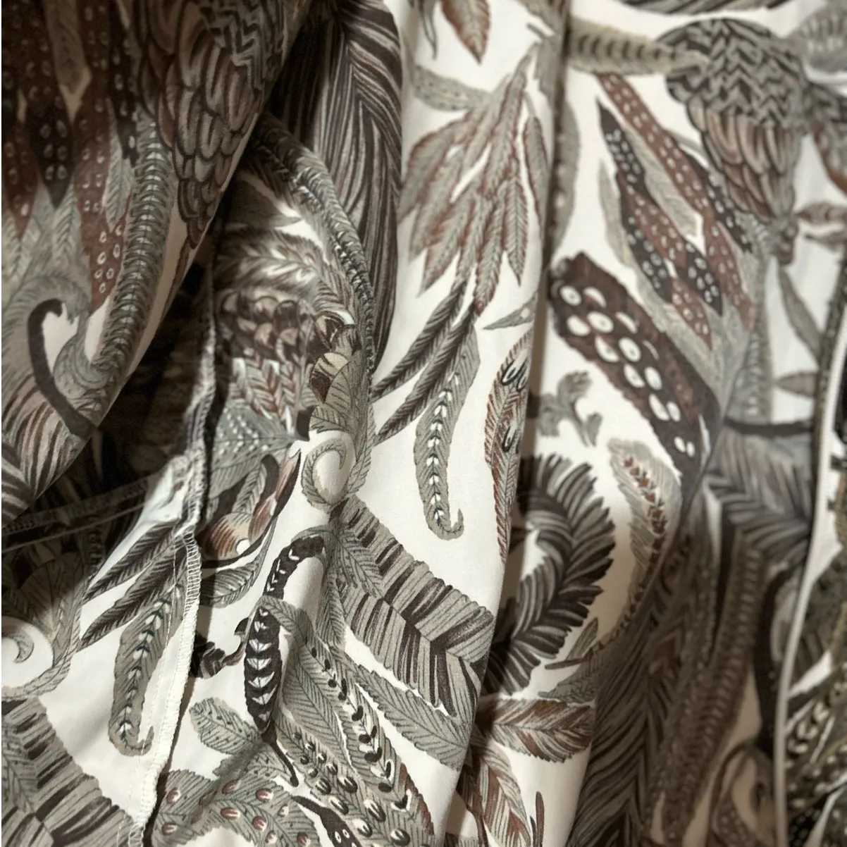 Bon Worth Women's Brown‎ Cream Full Zip Soft Jacket Size M Brown Size M - Image 4