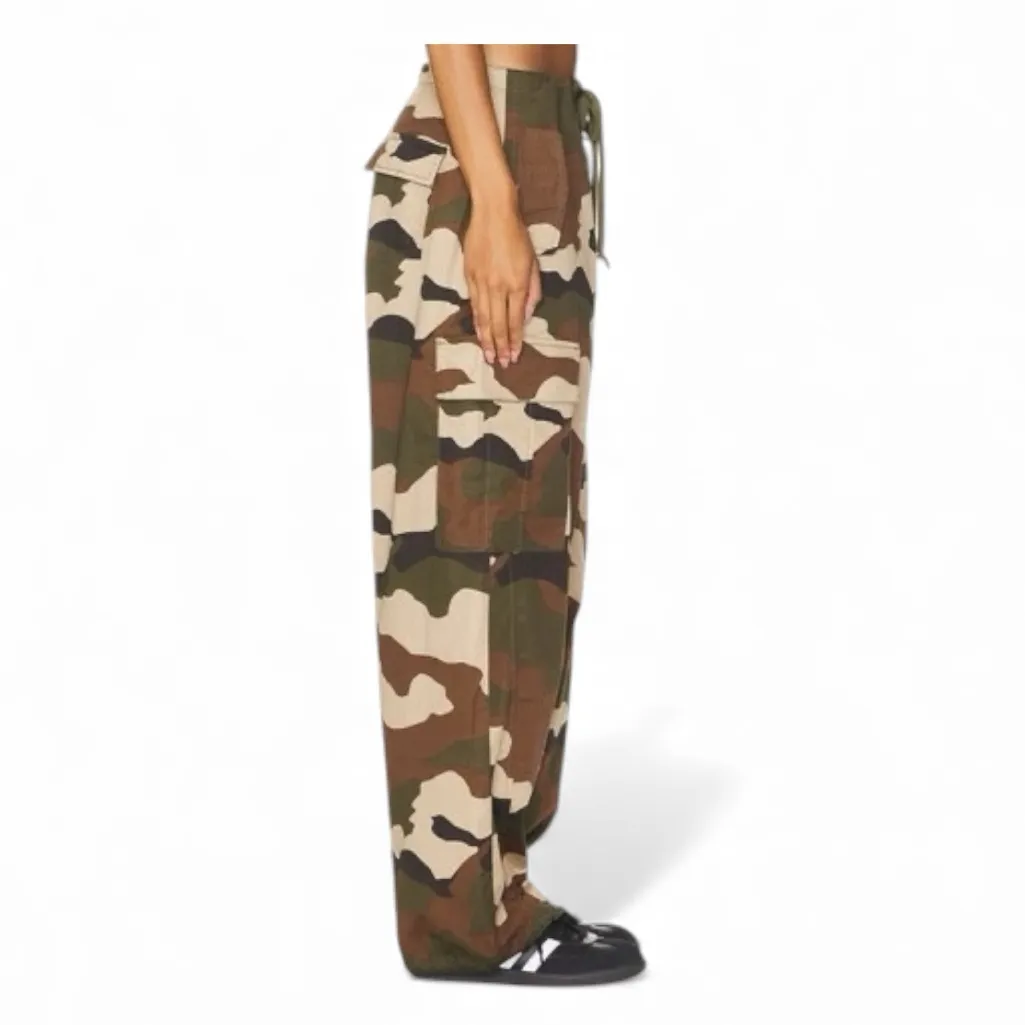 GOOD AMERICAN Parachute Pant in Fatigue Green Amo01 Size XS Sold out on Revolve - Image 8