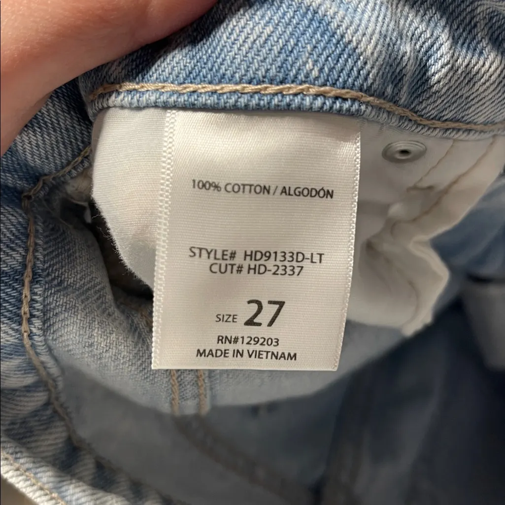 ALTARD STATE WOMENS DISTRESSED STRAIGHT LEG JEAN NEW WITH TAGS 27 - Image 7