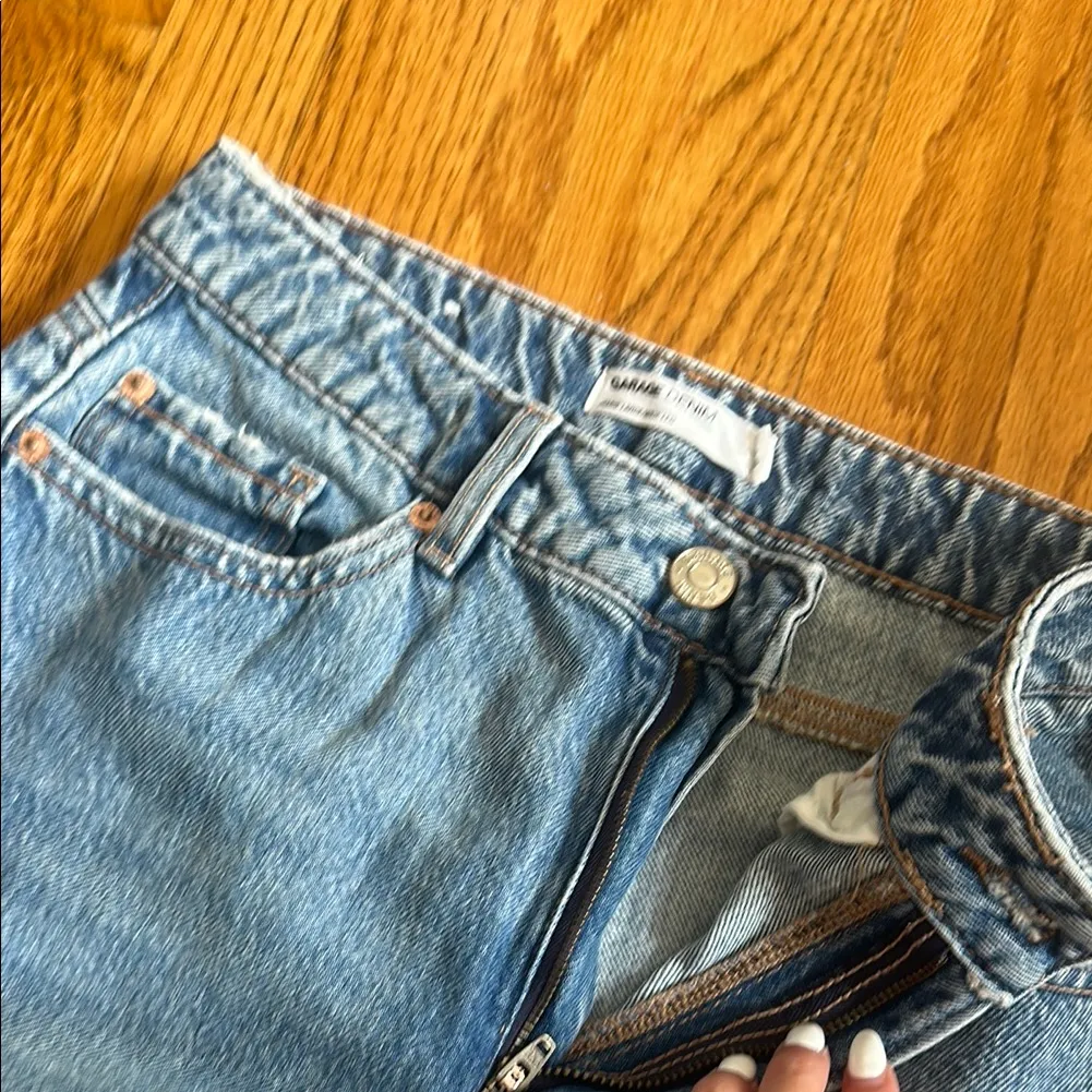 Garage  Men's Straight Blue Jeans - Image 4