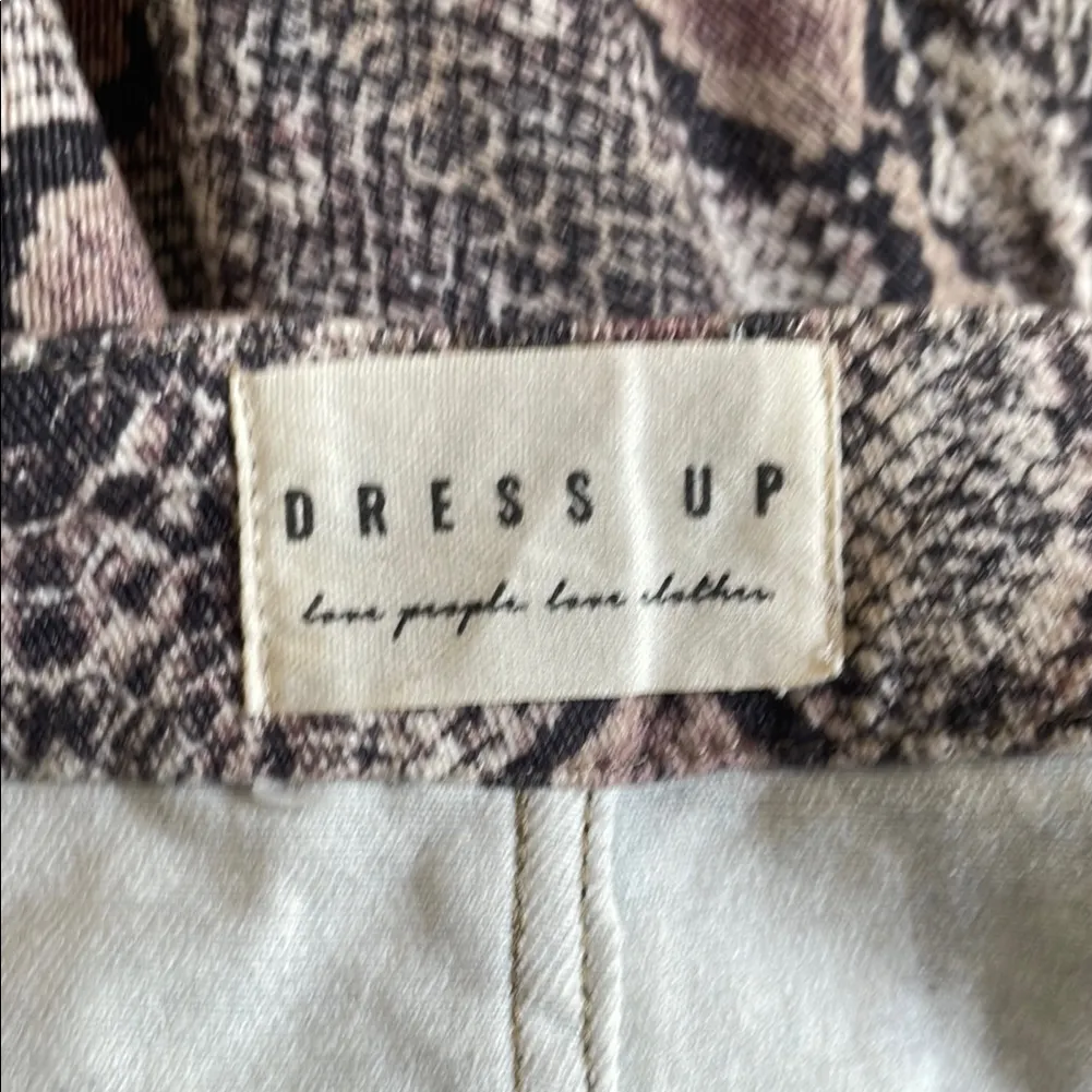 Stylish Boho Western Snake Print Skirt - Image 3