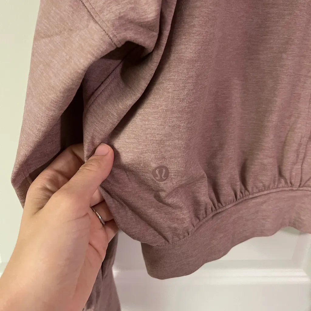 Lululemon Soft Jersey Relaxed Wrap-Front Hoodie- Size Small - Image 6