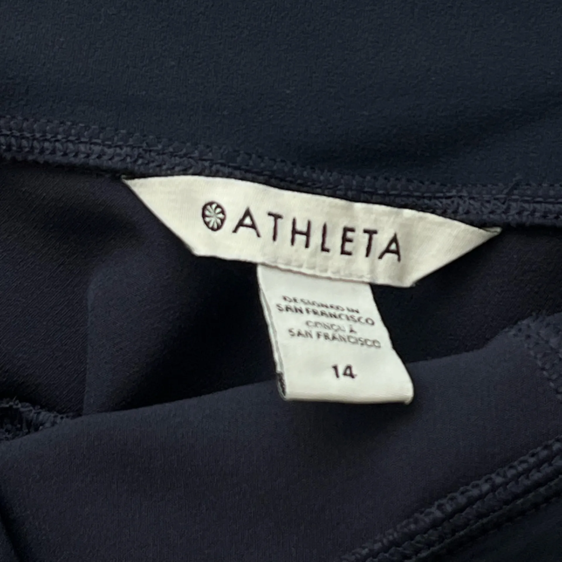 Athleta endless high rise straight leg pants navy 14 - Image 11