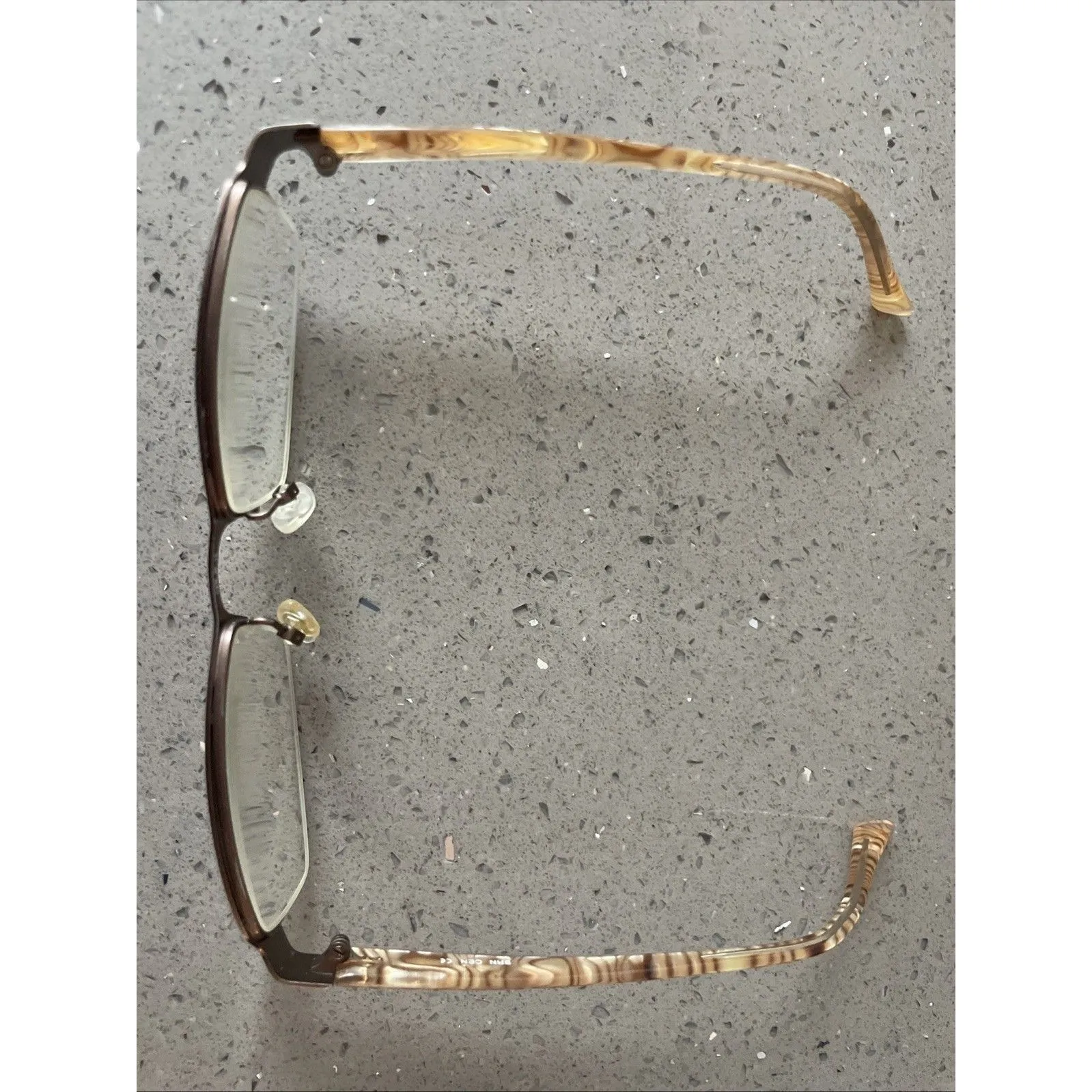 ROOTS Canadian Design Eyeglasses Frames Only AS4817 BRN CEN Brown 48-18 half - Image 2