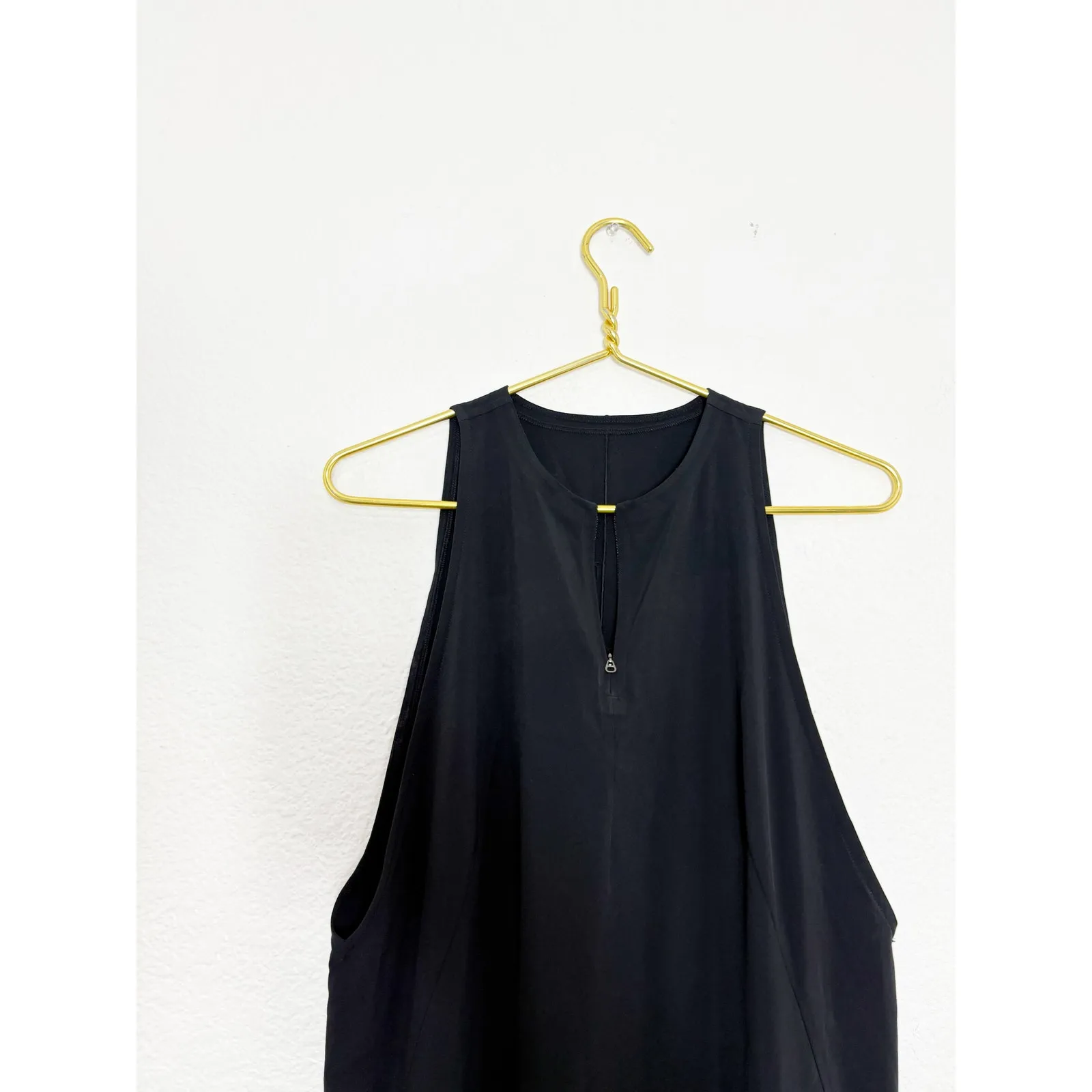 Lululemon The Lab Lahar Midi Dress Black Size Small Sleeveless Swift Zip Size M - Image 5