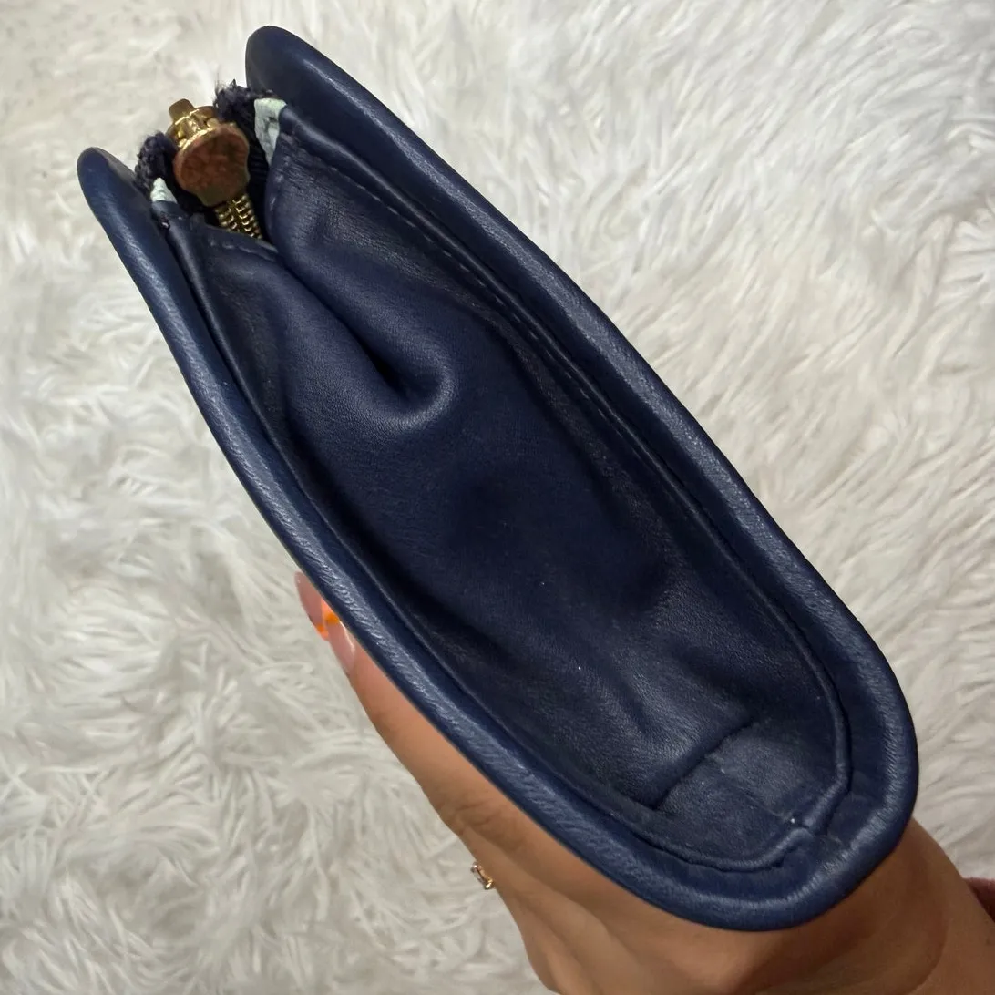 y2k COACH Parker Turnlock Straw Clutch Wallet - Image 3