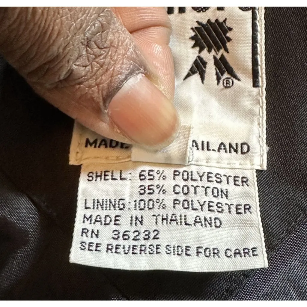 J Gallery Women’s Black Trench Coat Medium Long Belted Double Breasted Classic 7 - Image 6