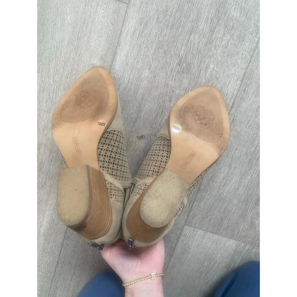 Vince Camuto Suede Ankle Bootie Size‎ 7.5 - Image 5