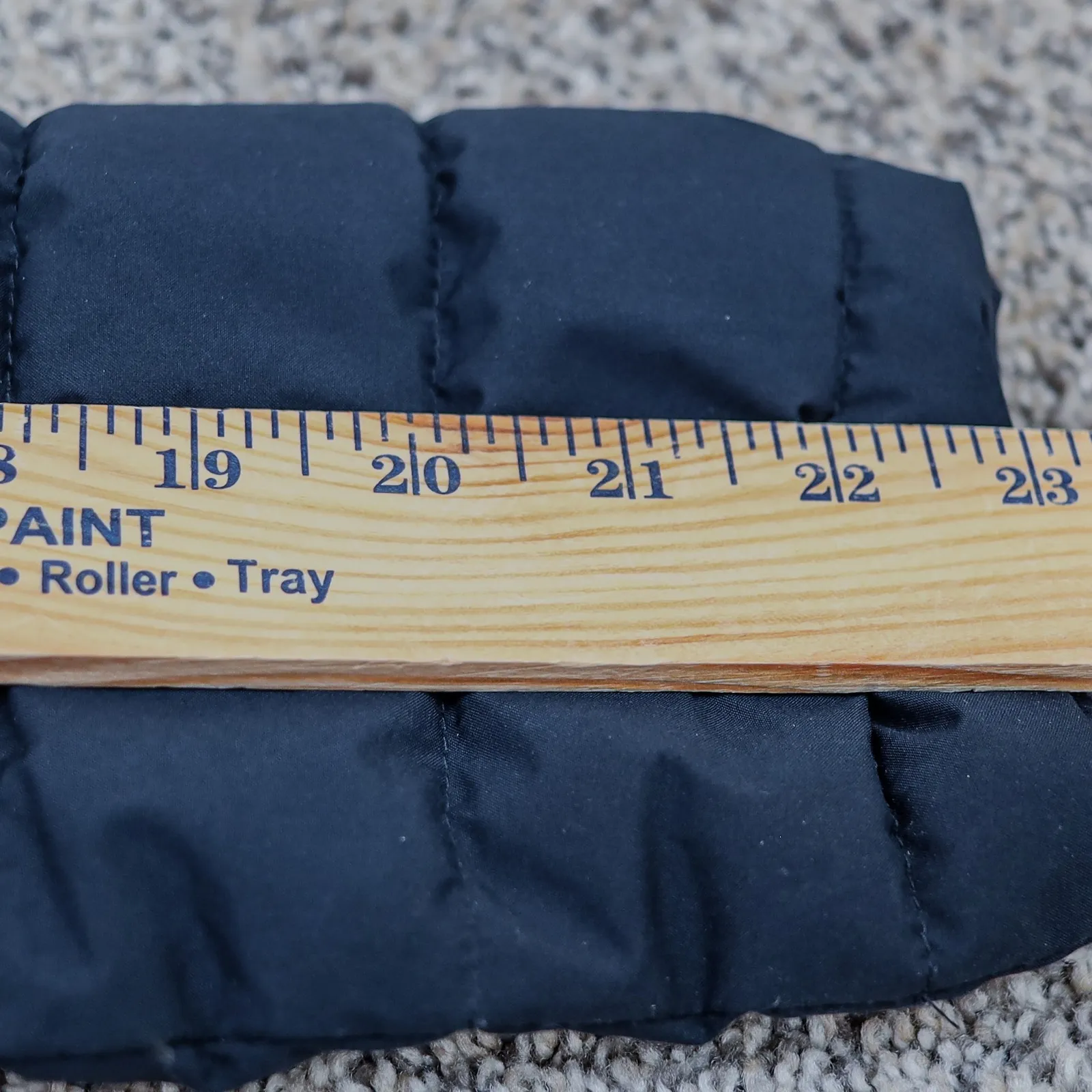 Lauren Ralph Lauren Quilted Hooded Puffer Jacket Women's M Navy Zip‎ Up - Image 7