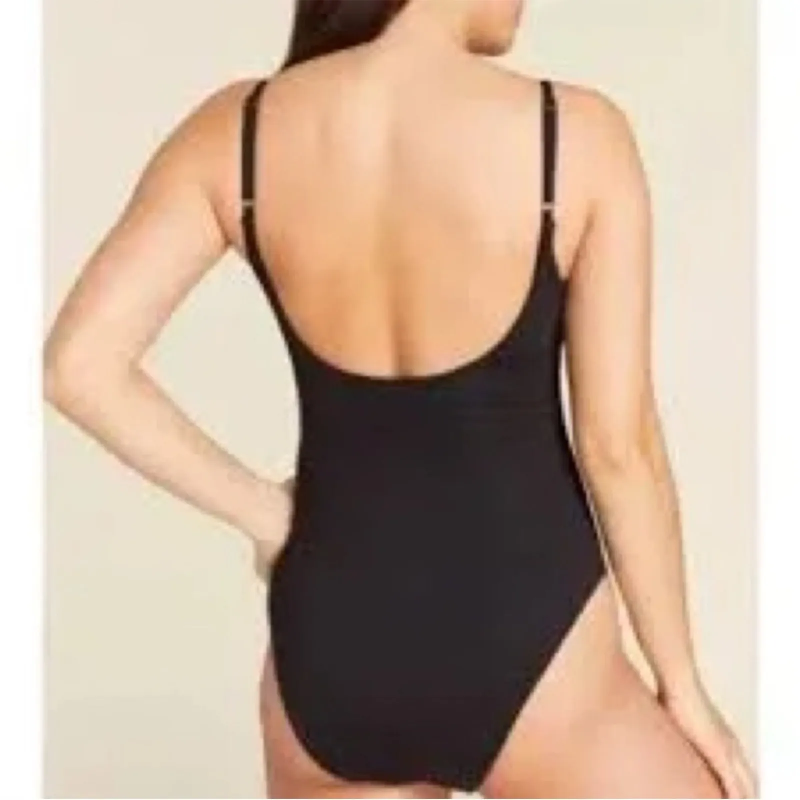 Andie black Santorini twist keyhole one piece swimsuit NEW XL - Image 5