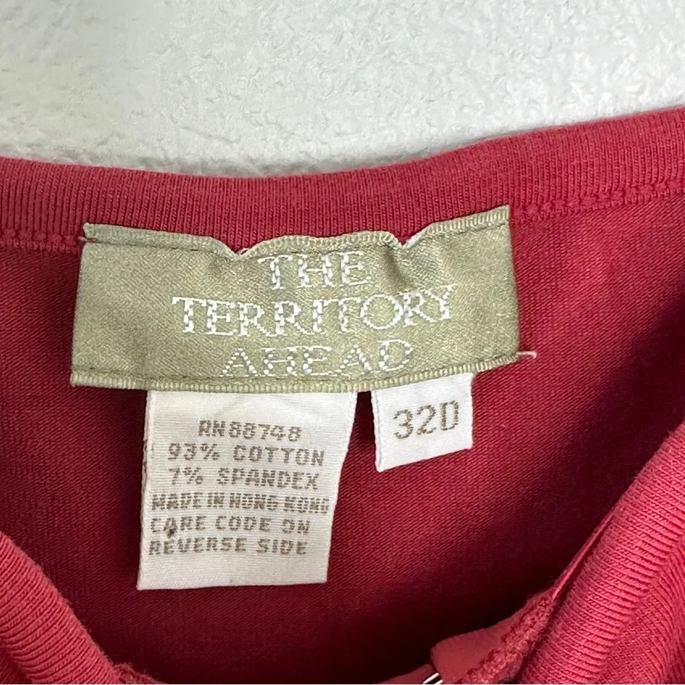 The Territory Ahead Camisole Underwire Maroon Sz 32D - Image 3