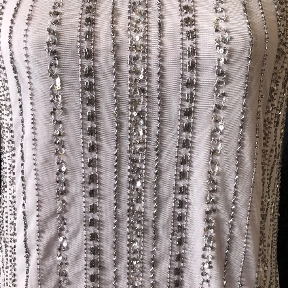 WHITE HOUSE BLACK MARKET Orchid Hush &Sequin Tank - Image 2