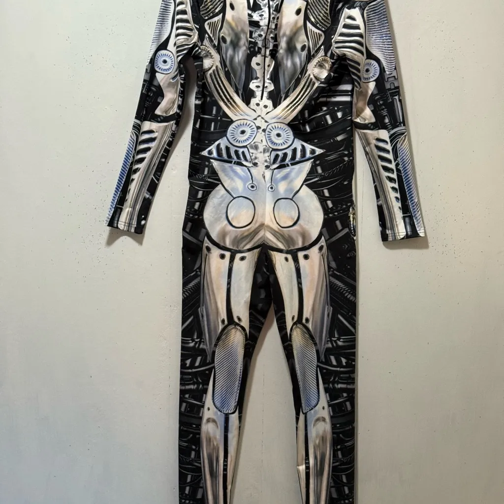 Cyberpunk Skeleton Bodysuit Sz M/L - Image 5