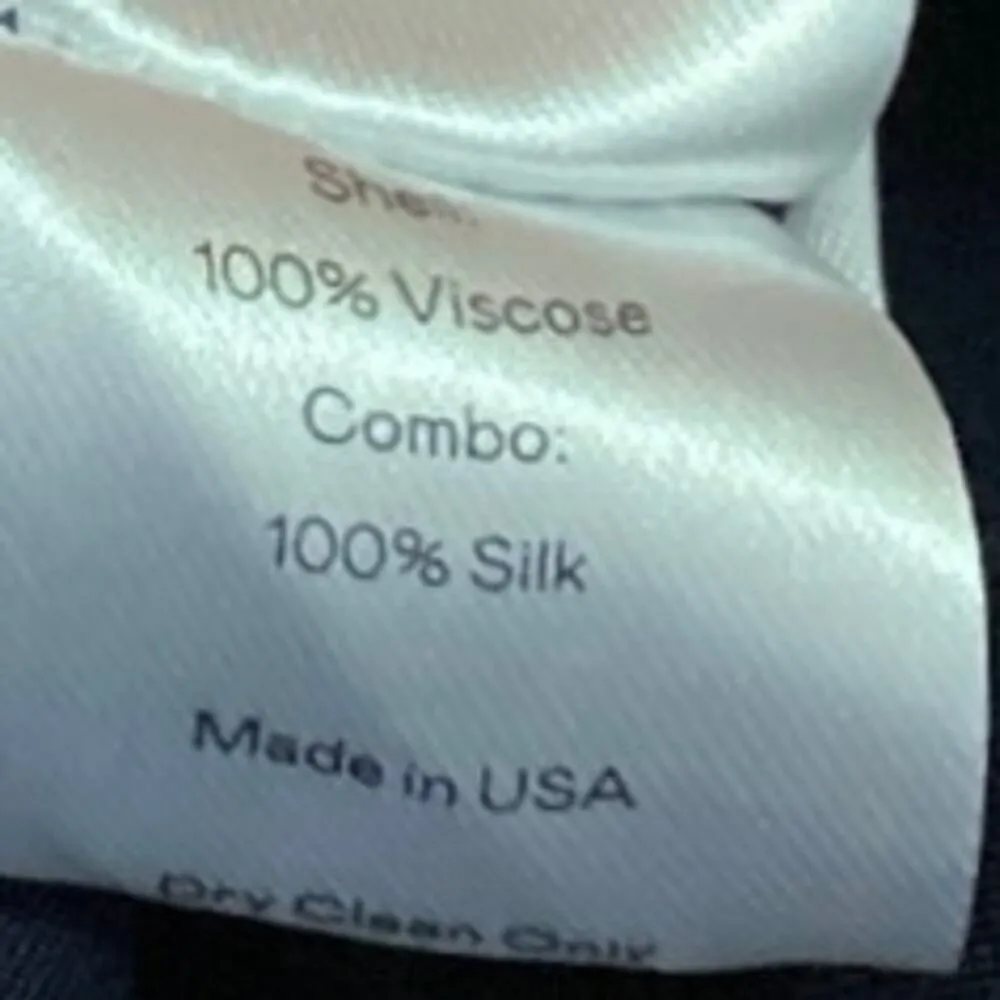 Argent Dark Purple Silk Satin Soft Flowy Long Sleeve Button Down Shirt Top XXL - Image 6