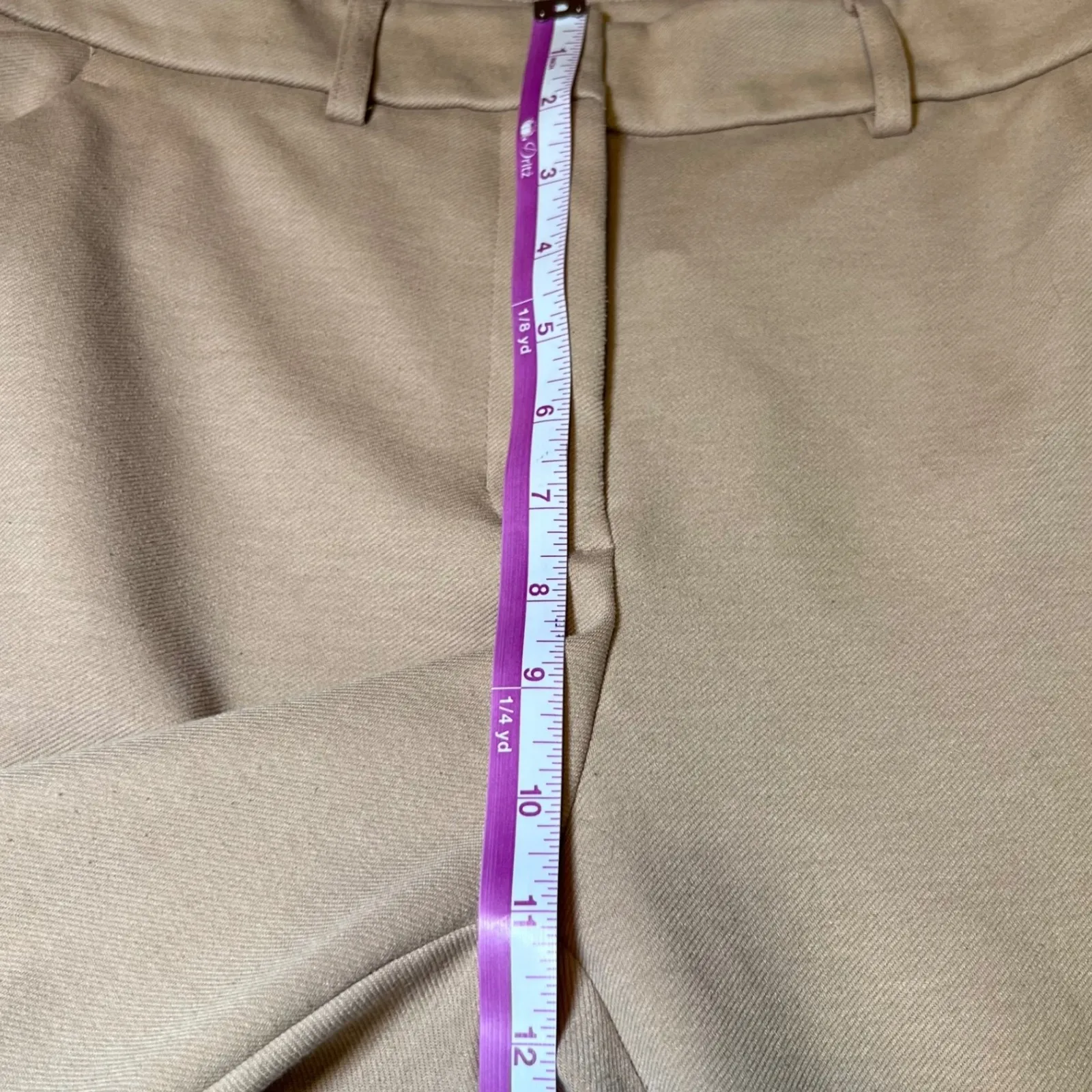 Simply‎ Vera Vera Wang Trousers Womens 8 Beige Career Casual Pants Comfort - Image 13