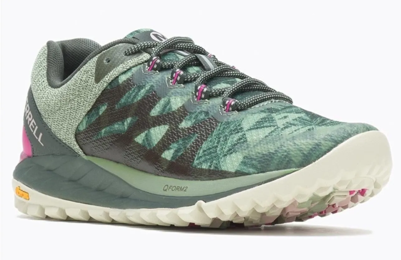 Merrell sz 7.5 Womens Antora 2 Trail Running Shoe Sneaker Teal/Green Active Gym - Image 1