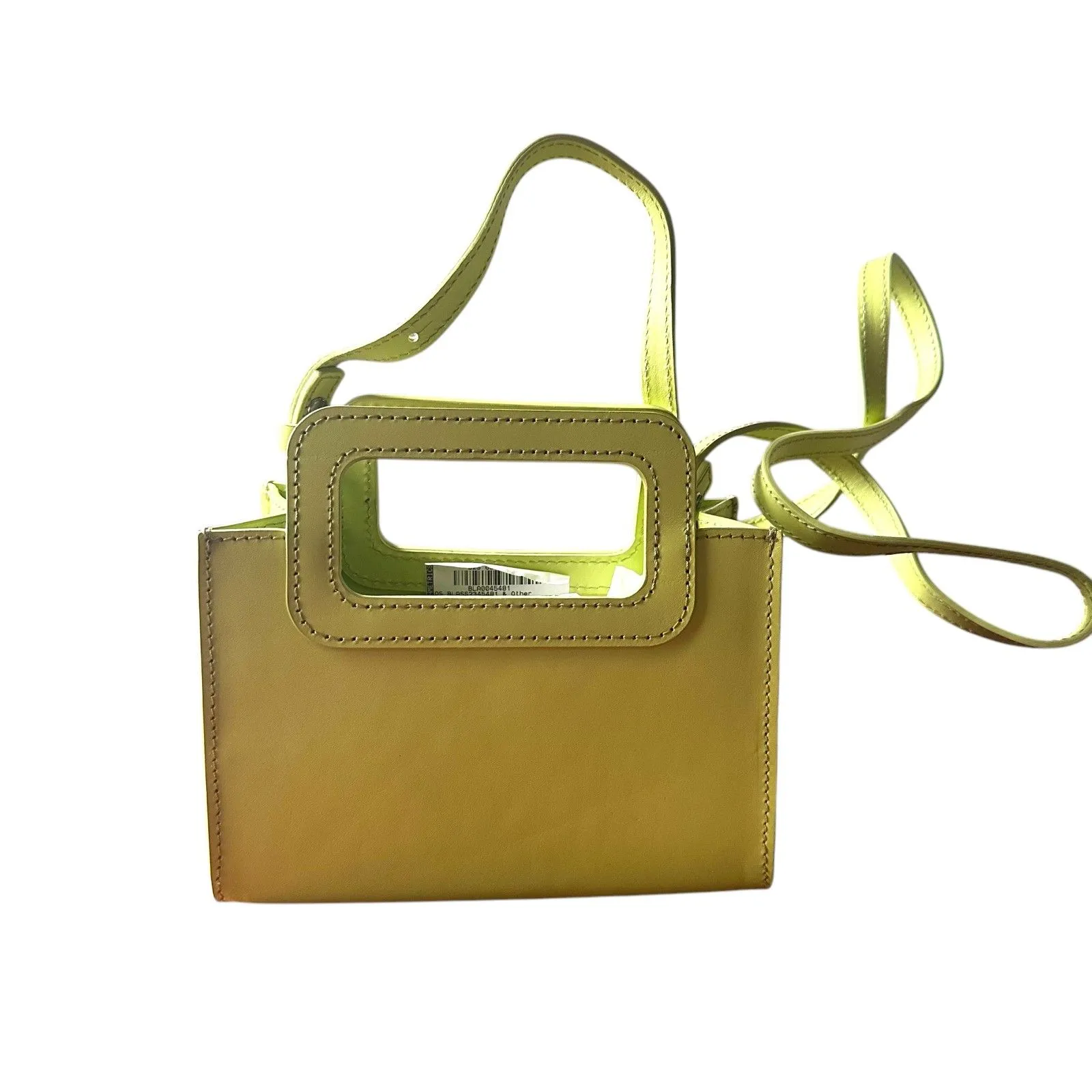 & OTHER STORIES Leather‎ Mini Bag Lime Green NWT - Image 5