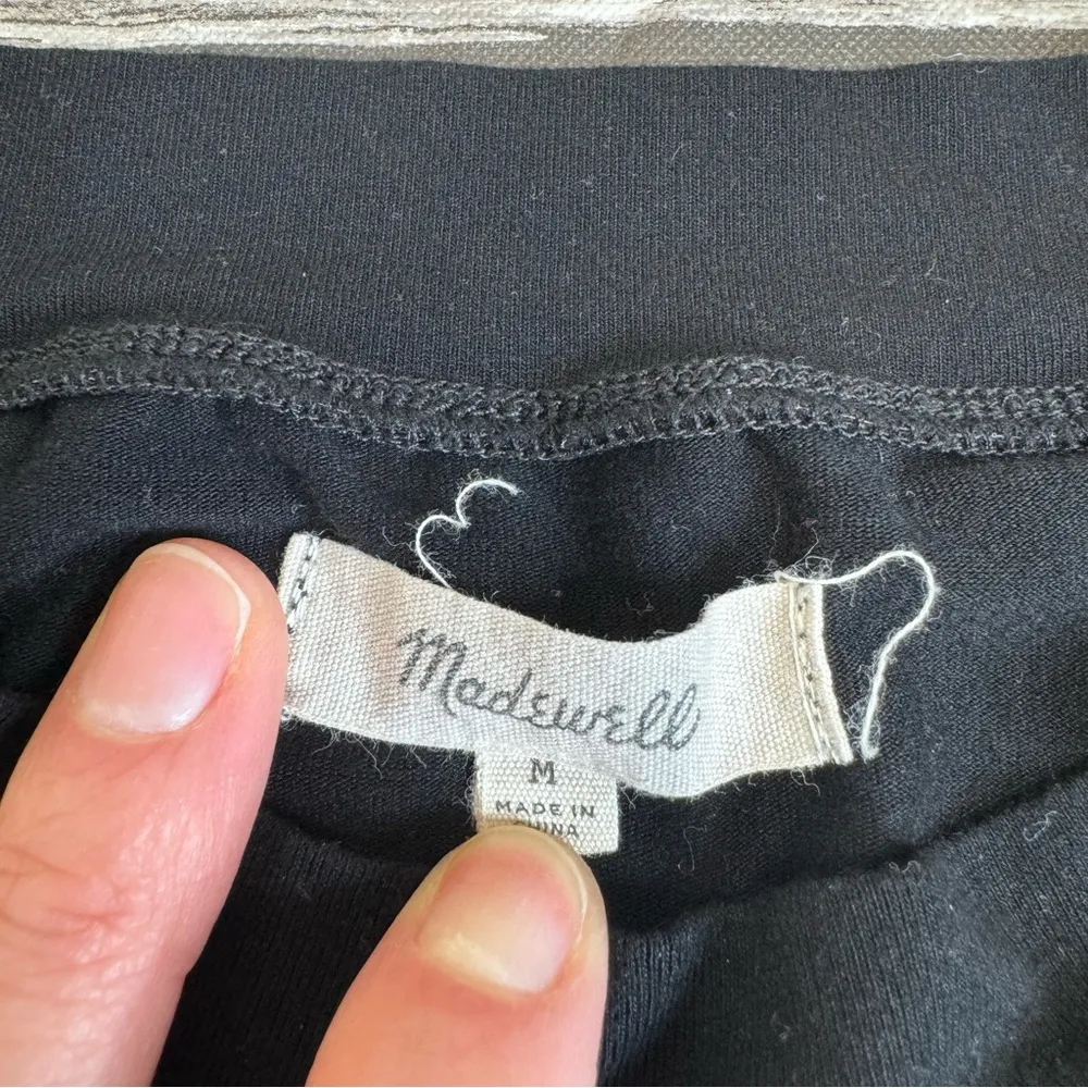 Madewell Women's Sleeveless Tank Top Black Mock Neck Shift Dress M Med Medium - Image 7